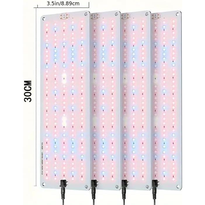 Luz de Cultivo LED VPCRT6 43W Espectro Completo 616 LEDs