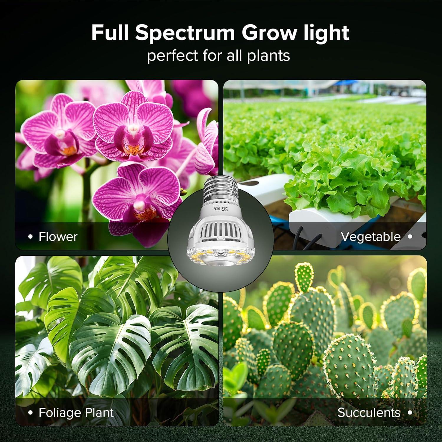 Bombillas LED de Crecimiento SGLEDs A15 7W Espectro Completo 3P
