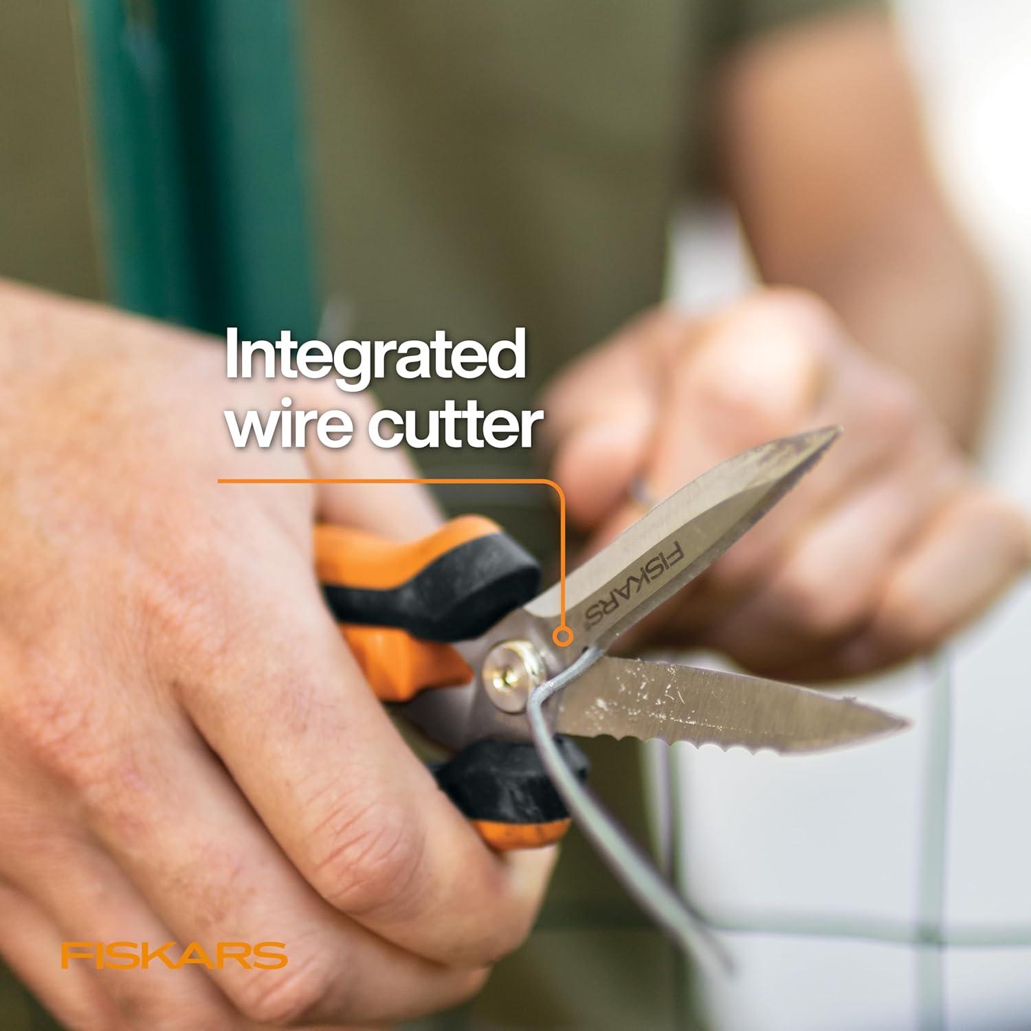 Tijeras de Podar Fiskars 20.32 cm con Mango SoftGrip