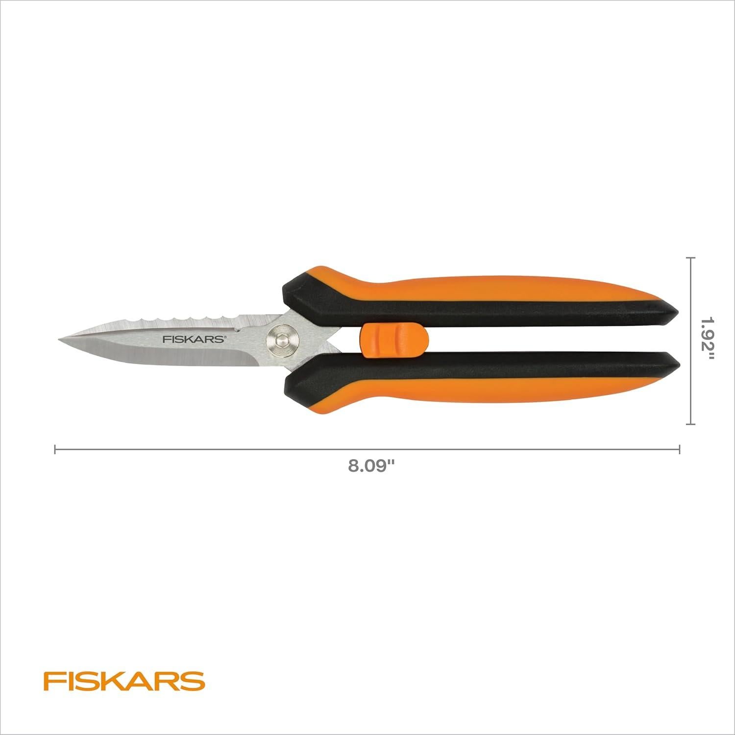 Tijeras de Podar Fiskars 20.32 cm con Mango SoftGrip