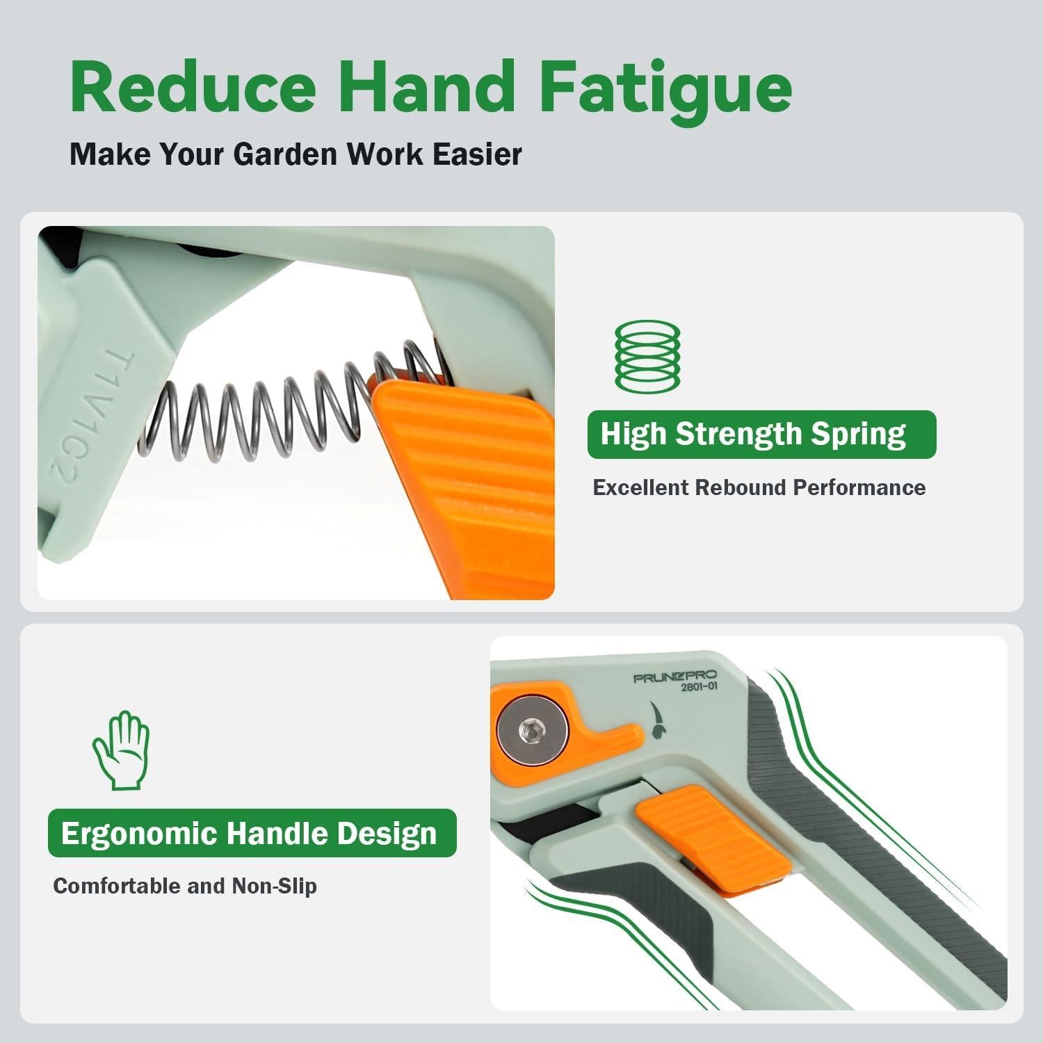 Tijeras de Podar PrunePro Bypass Acero Inoxidable 2.54cm