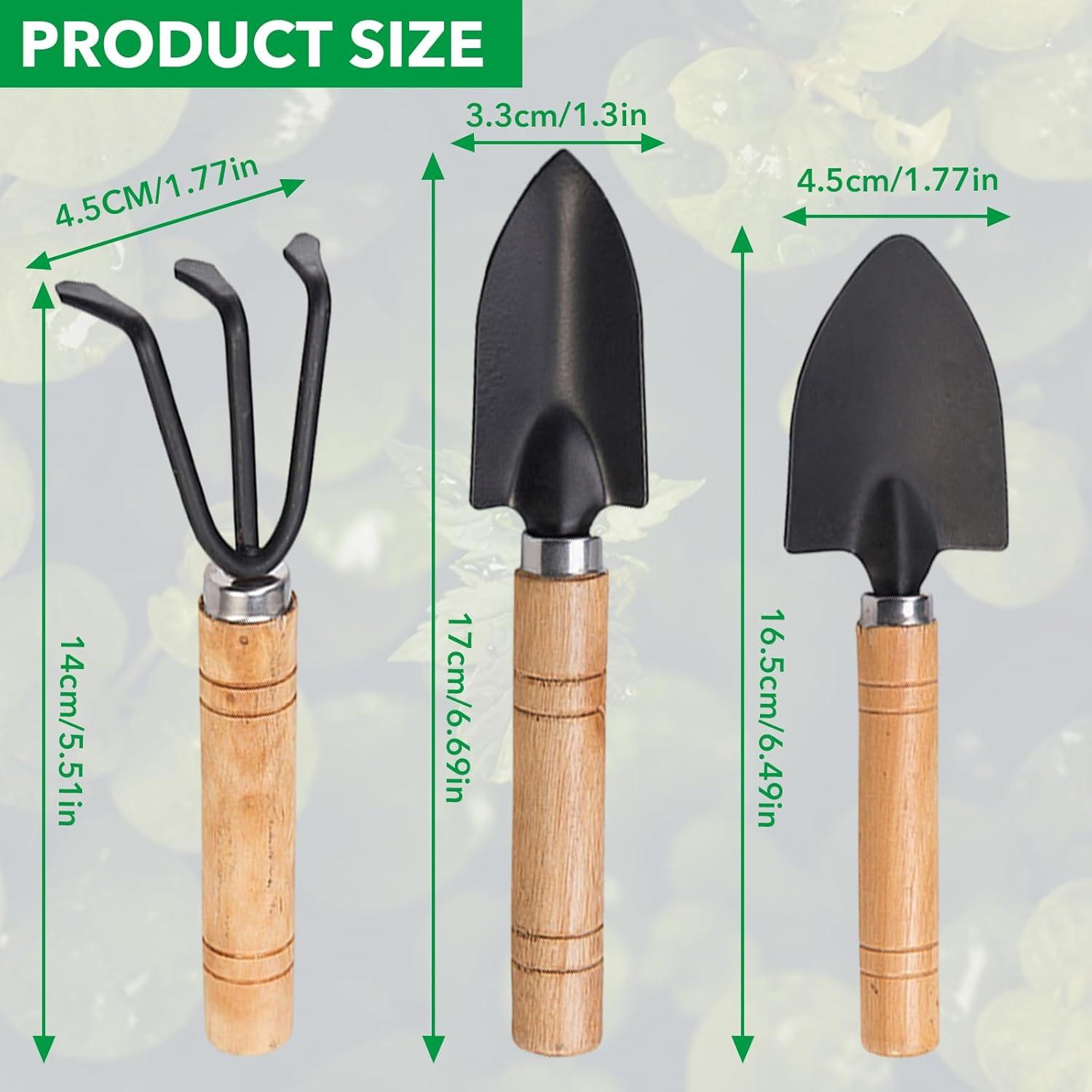 Kit de Herramientas de Jardinería Mini Rukinovi - 3 Piezas