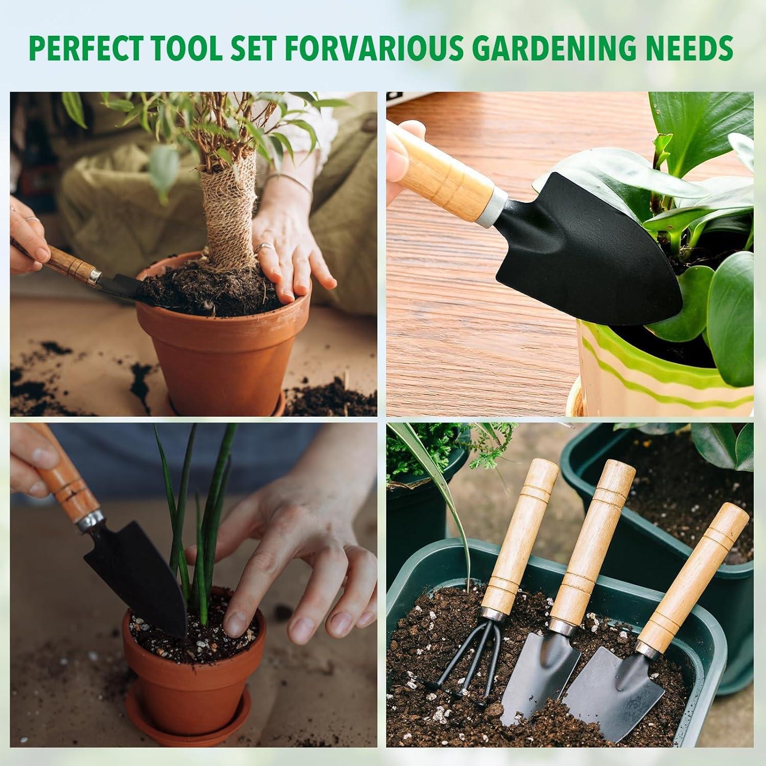 Kit de Herramientas de Jardinería Mini Rukinovi - 3 Piezas