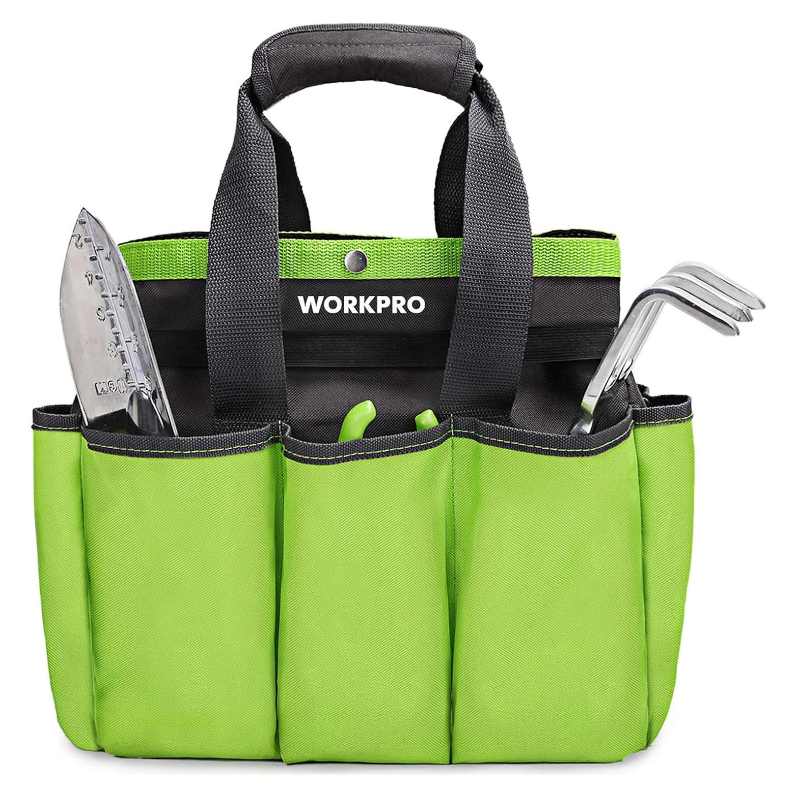 Bolsa de Herramientas de Jardín Workpro Verde 30.48x30.48cm