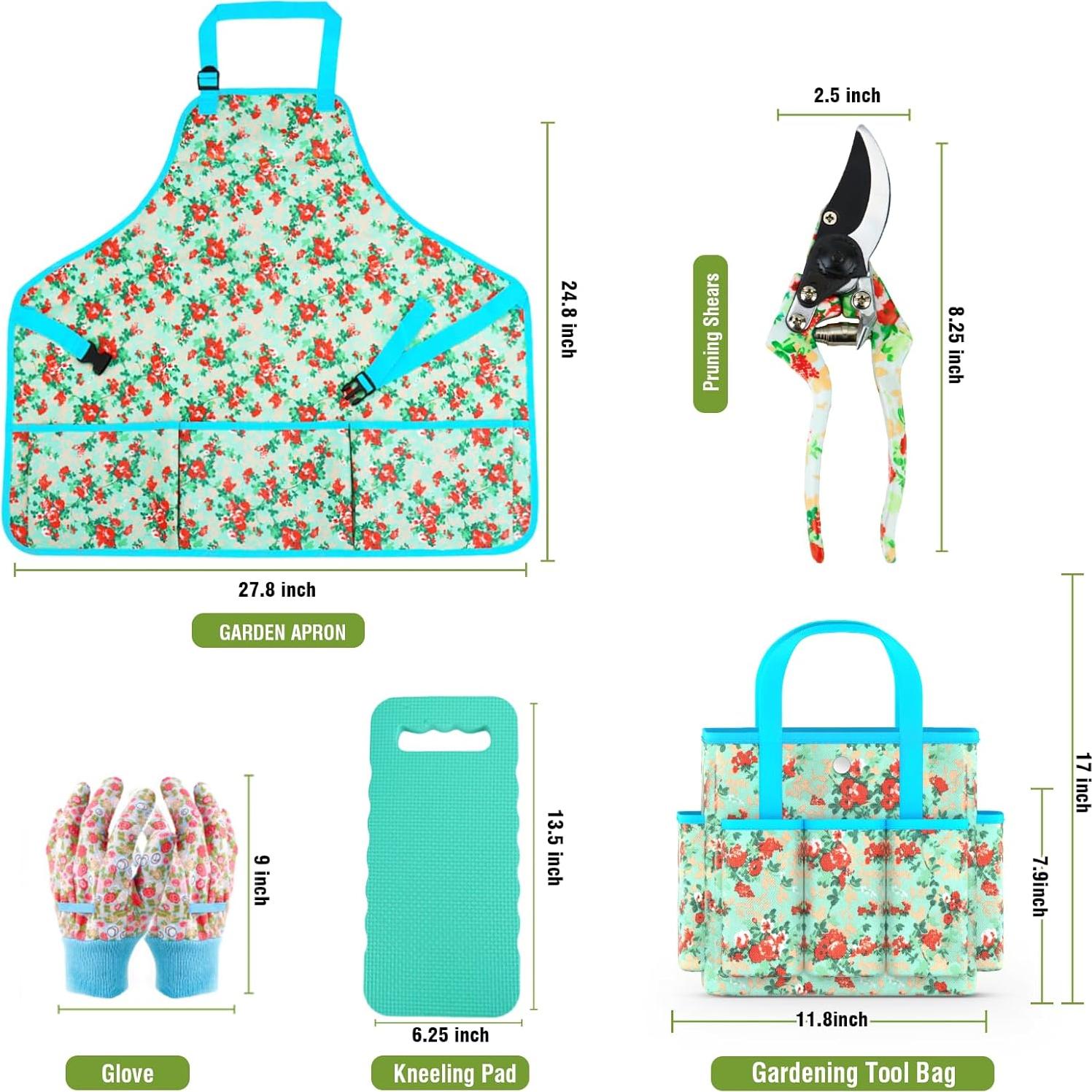 Juego de Herramientas de Jardín JUMPHIGH 10 Piezas Floral