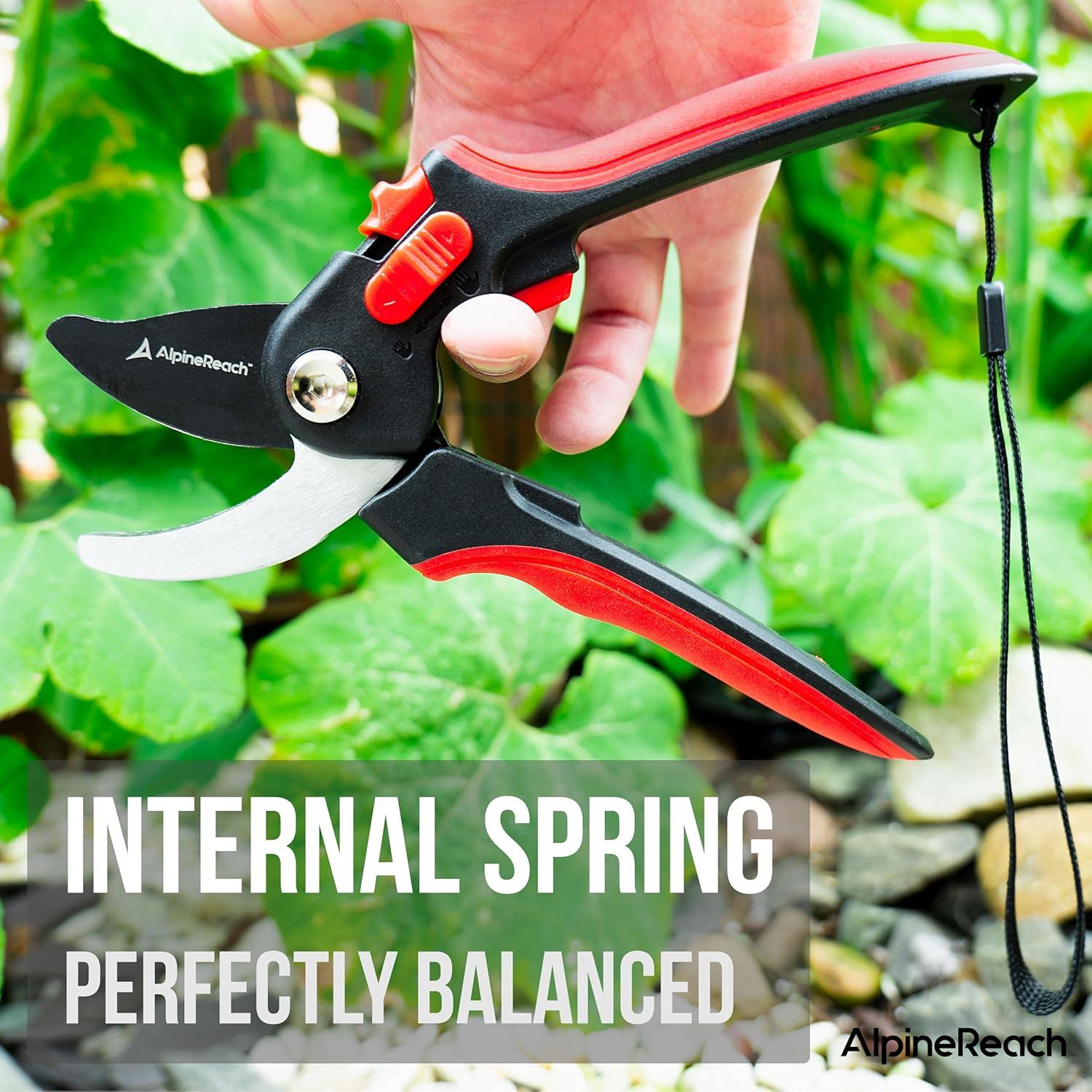 Tijeras de Podar Anvil AlpineReach - Acero Alto Carbono 21cm