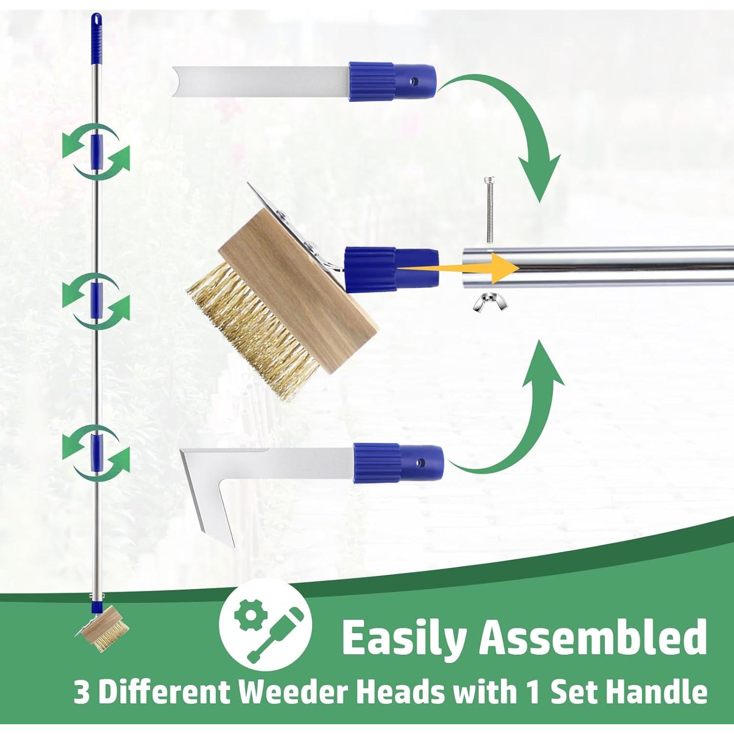 Herramienta Desmalezadora de Grietas YUJOIBAN 3 en 1 60"