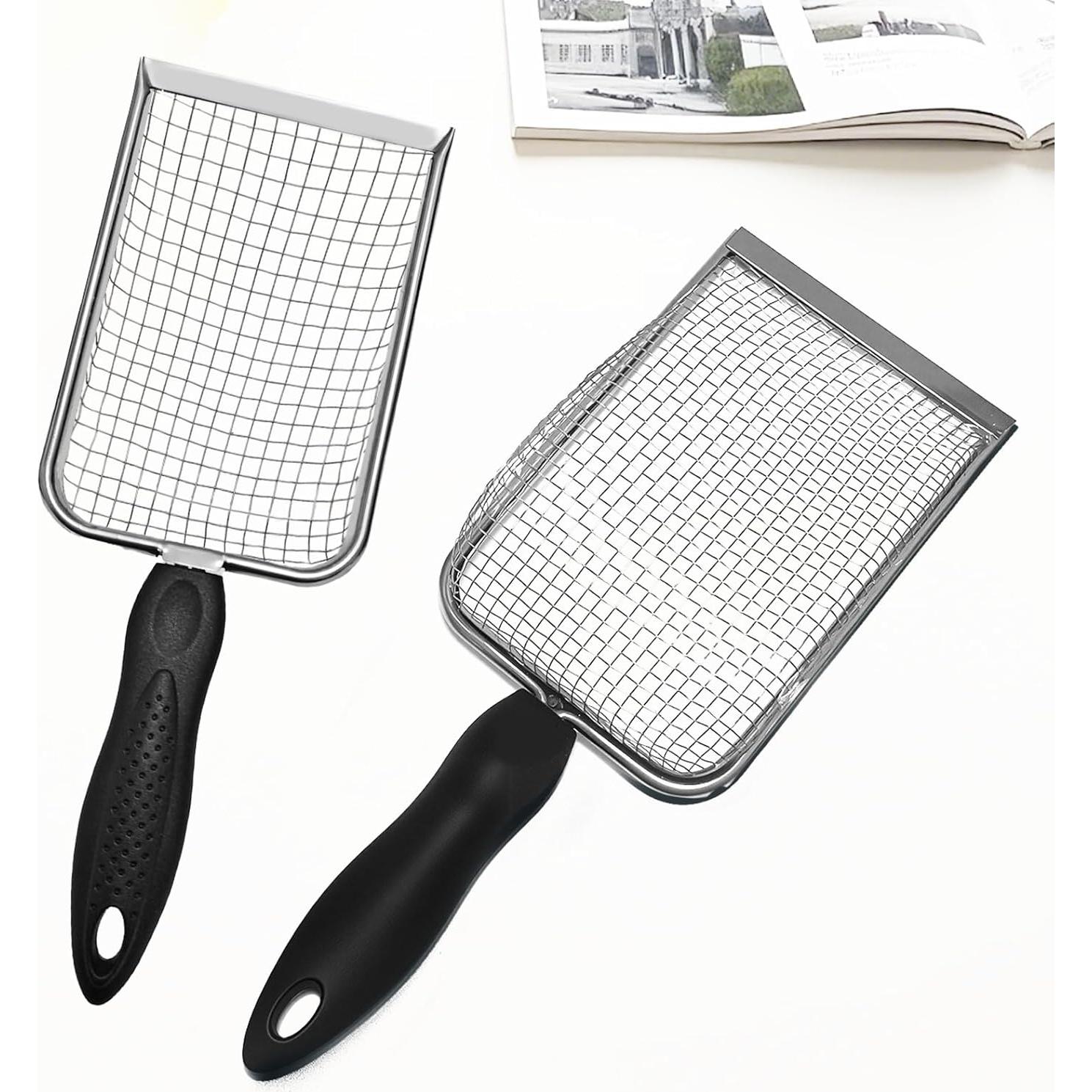 Set de Tamiz de Suelo de Jardinería 2-en-1 MCSDFN Acero Inoxidable