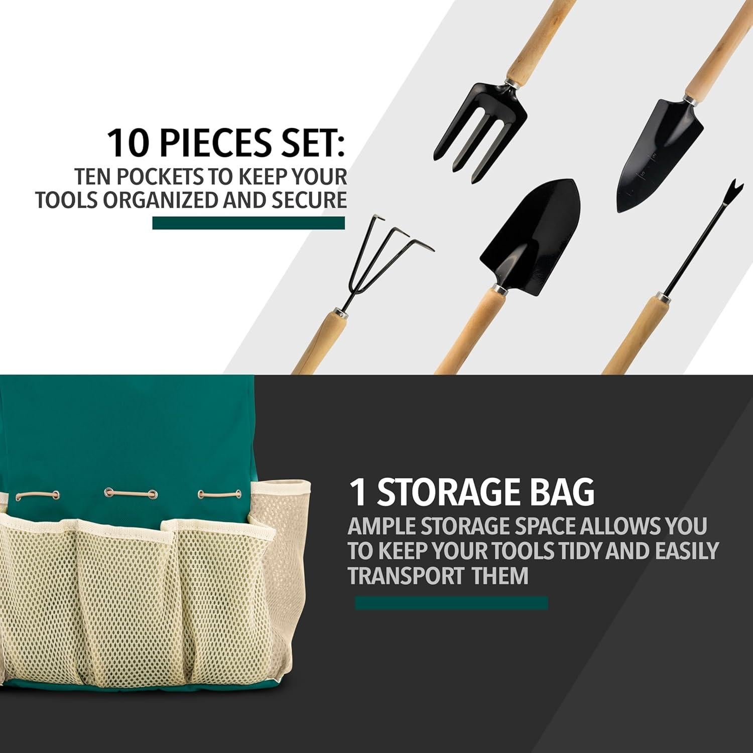 Juego de Herramientas de Jardín Eternal Living - 10 Piezas