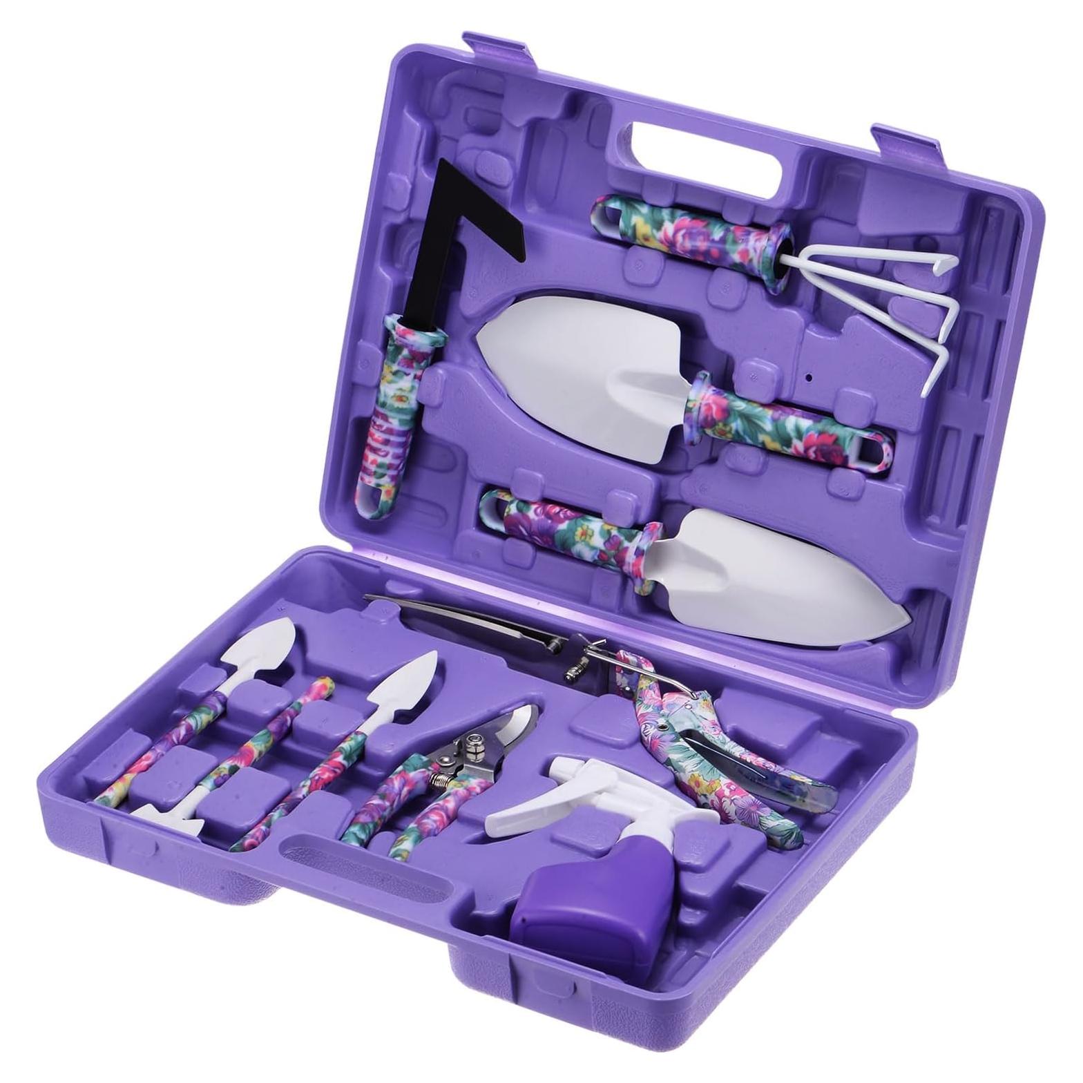 Juego de Herramientas de Jardinería HARFINGTON 10 Piezas Plástico