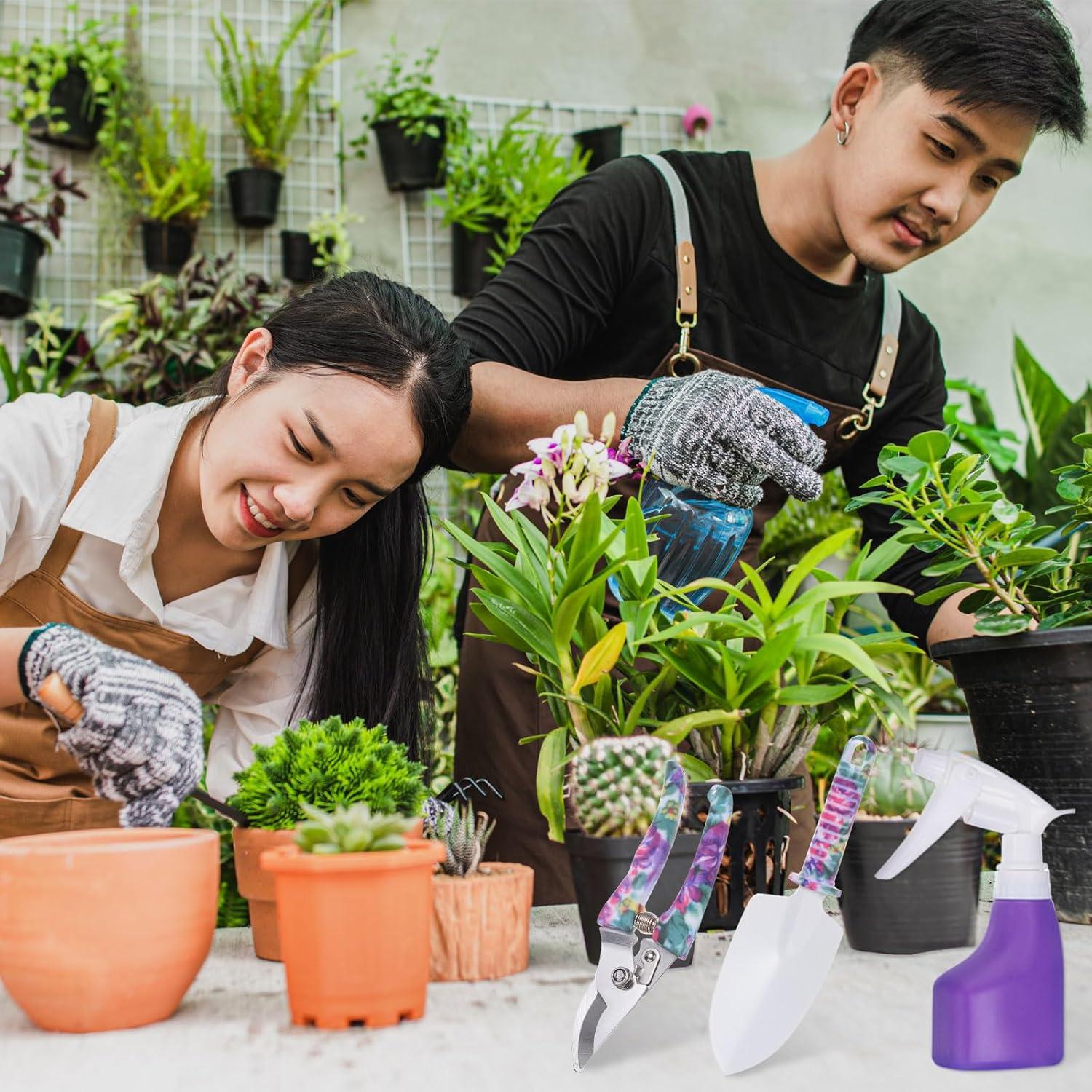 Juego de Herramientas de Jardinería HARFINGTON 10 Piezas Plástico