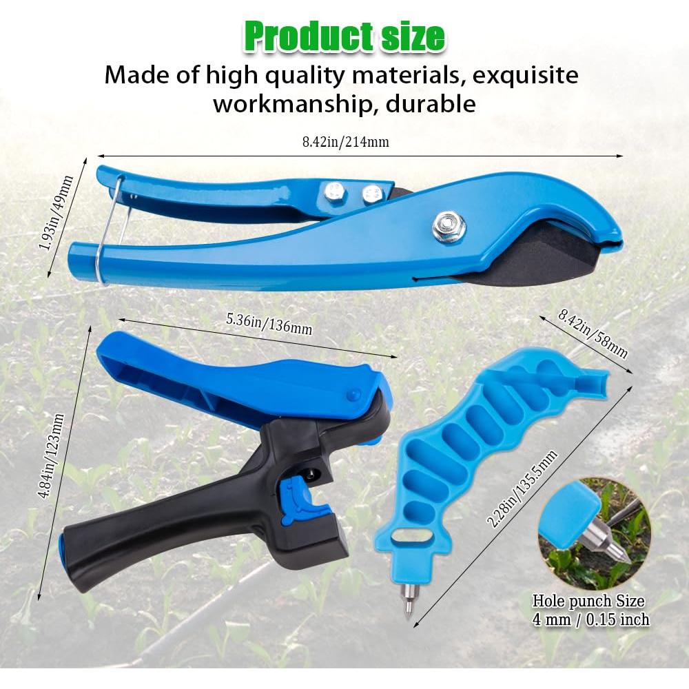 Juego de 3 Piezas Cortadores de Tubos de Riego WSDMAVIS 16/20/25mm