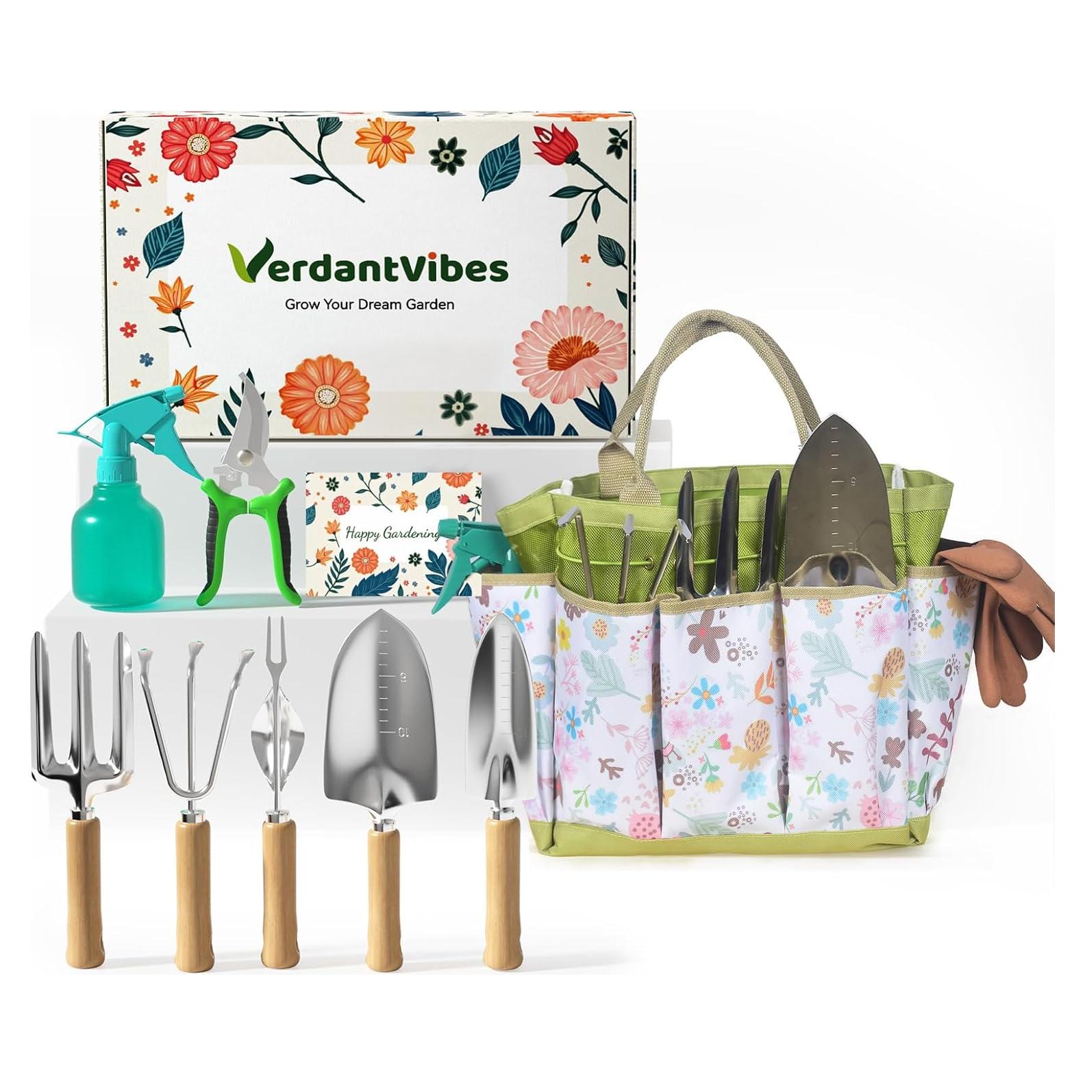 Juego de Herramientas de Jardinería 9 Piezas VerdantVibes