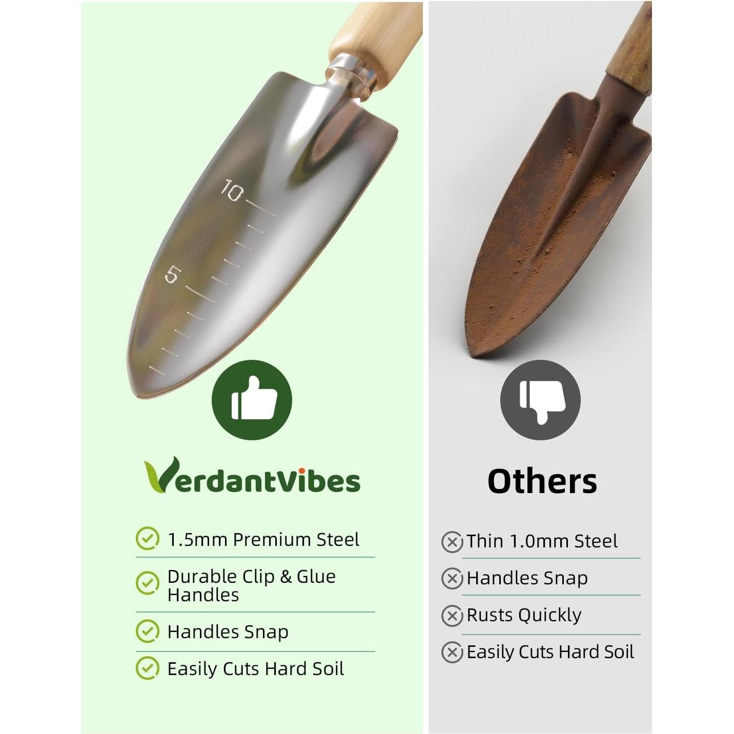 Juego de Herramientas de Jardinería 9 Piezas VerdantVibes