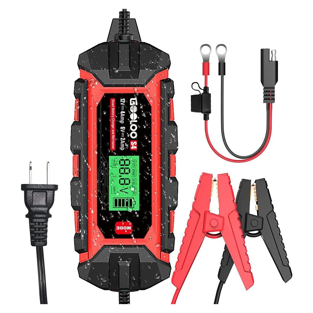 Cargador de Batería GOOLOO S4 6V/12V 4A Inteligente