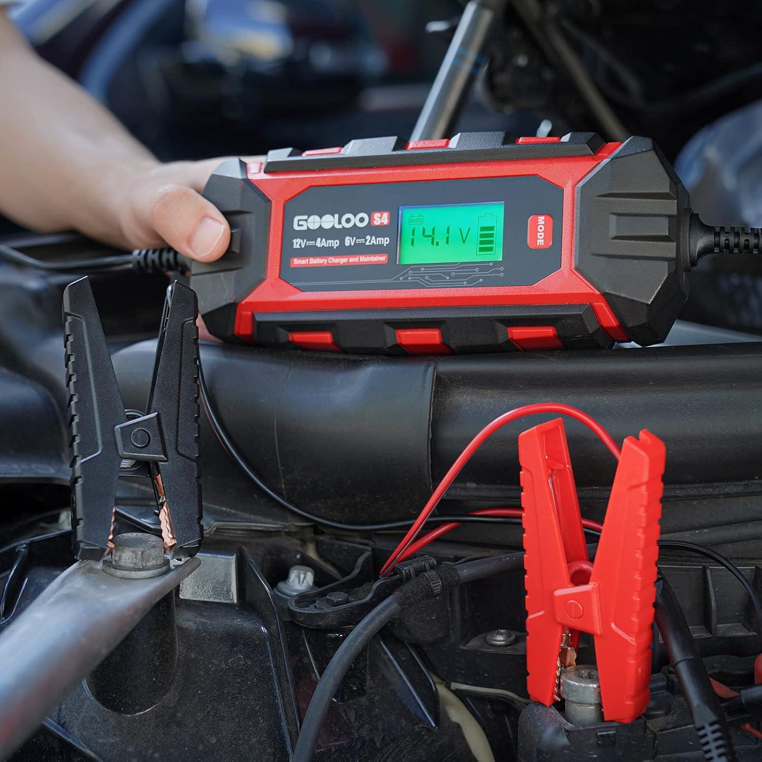 Cargador de Batería GOOLOO S4 6V/12V 4A Inteligente