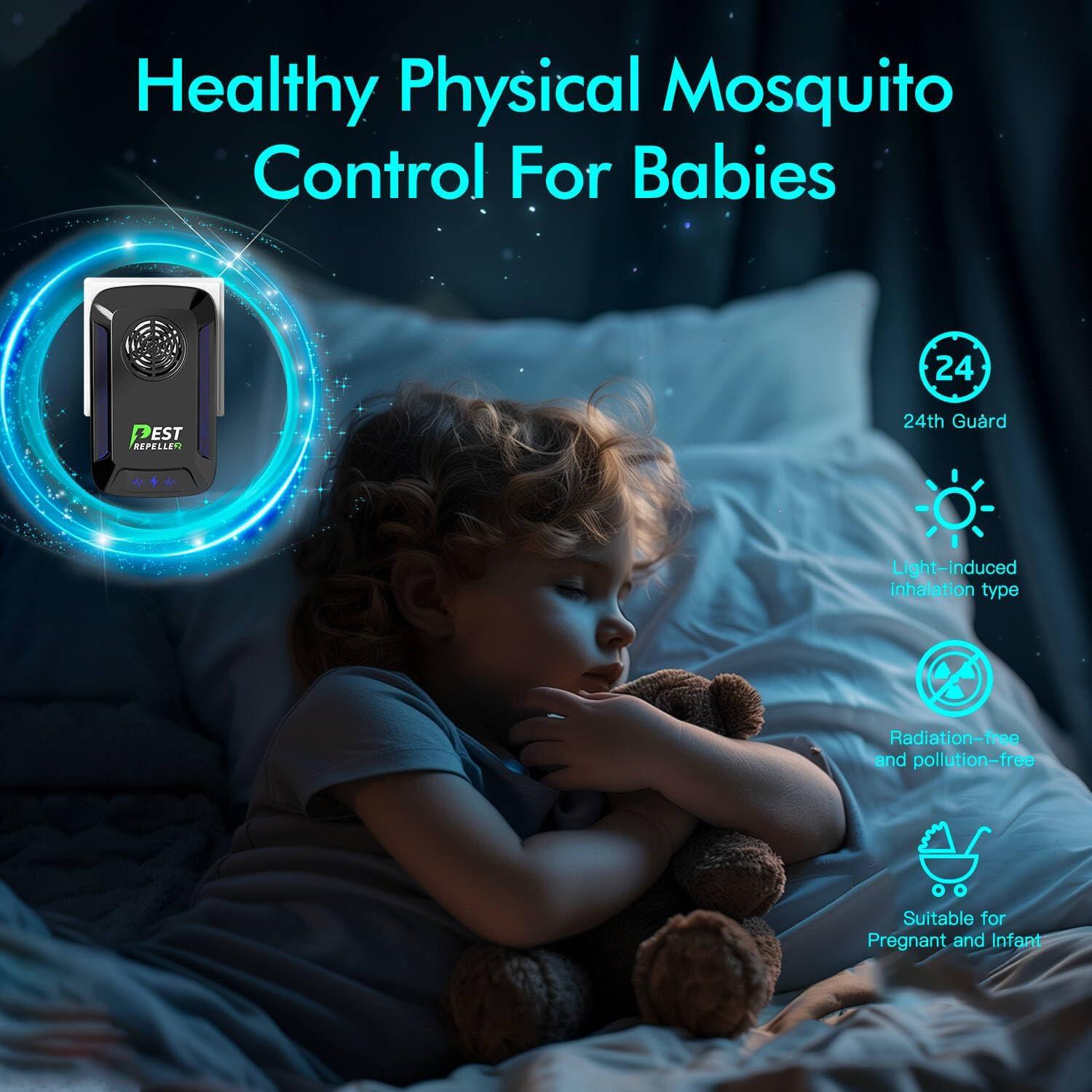 Repelente Ultrasónico de Plagas Wacieo - 6 Paquetes - Efectivo y Seguro