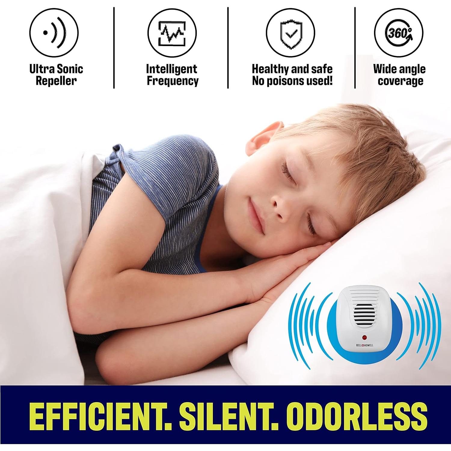 Repelente de Plagas Ultrasónico Bell + Howell Kit 6 Unidades