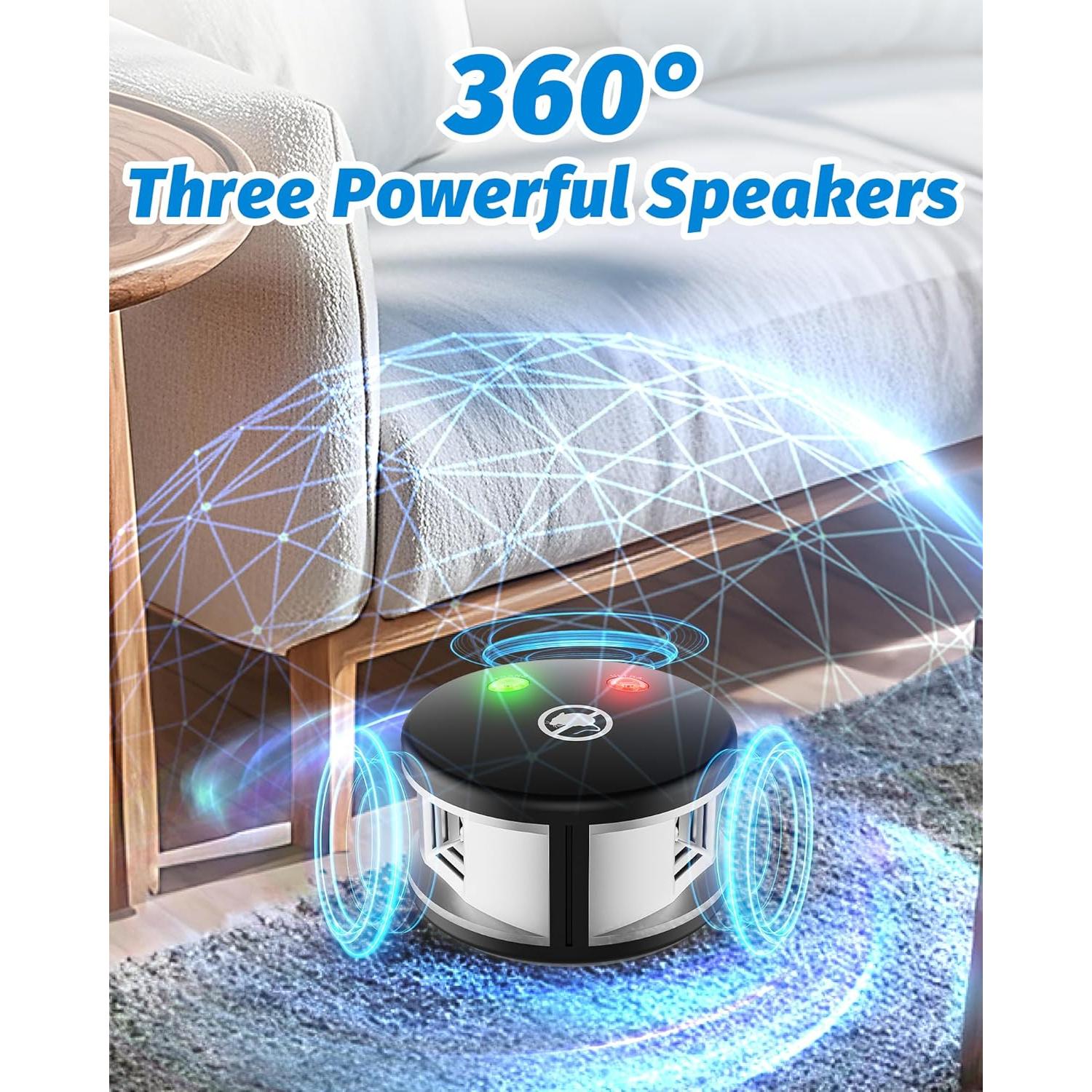 Repelente Ultrasonico de Roedores VISSON TEC 360° Interior