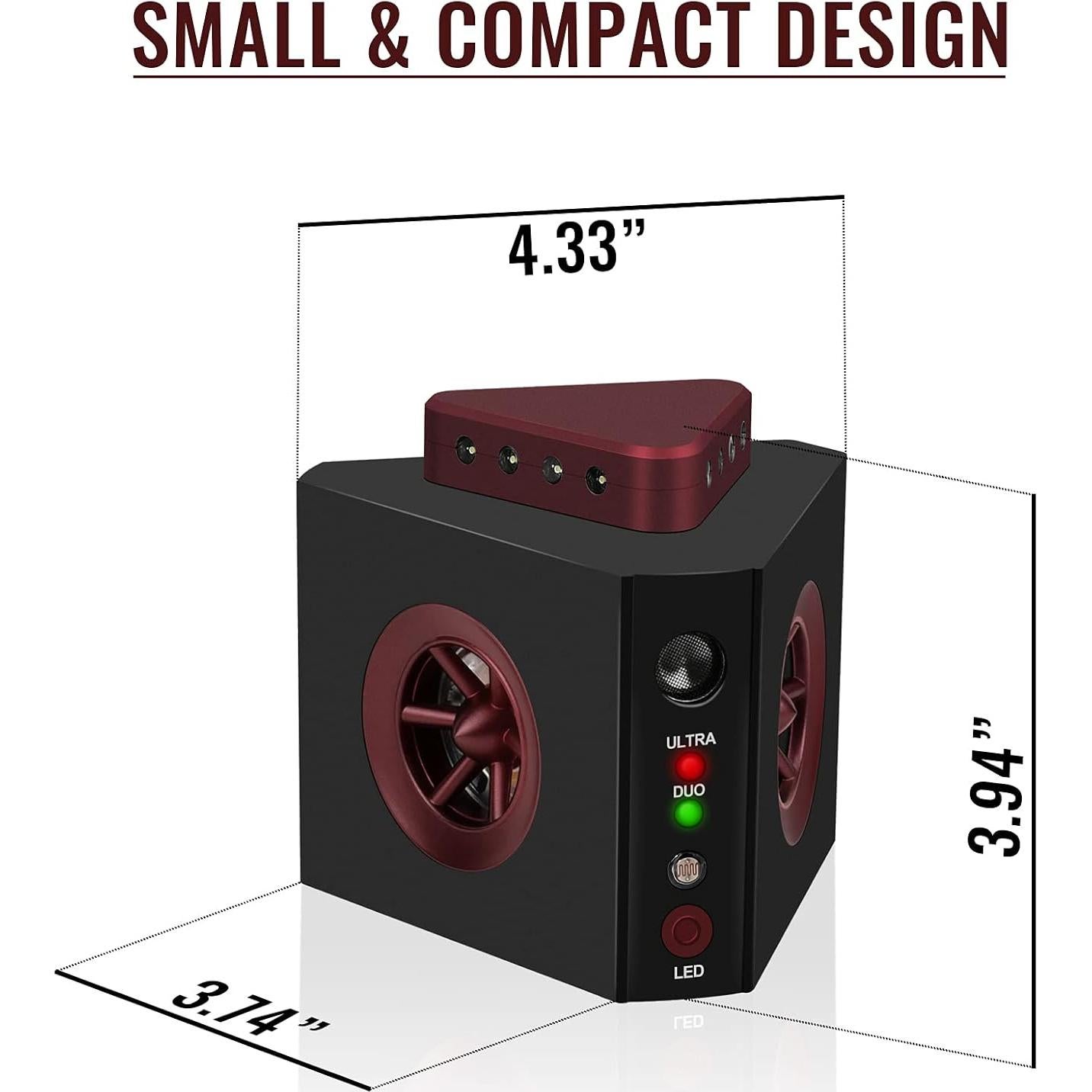 Repelente de Roedores Loraffe 4-en-1 Electrónico 299g
