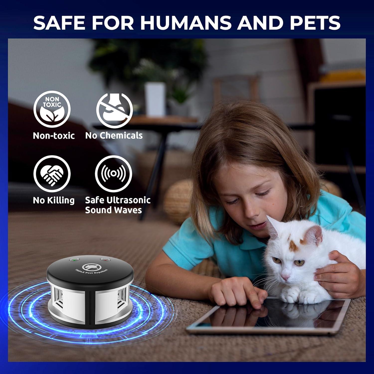 Repelente Ultrasónico de Plagas X-PEST 361N - Control de Roedores