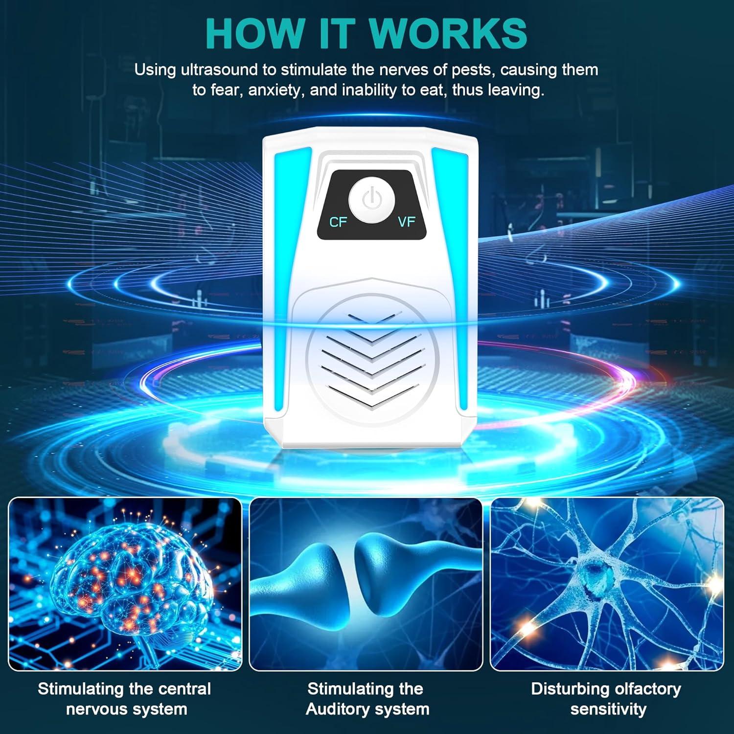 Repelente Electrónico de Insectos SUCGLES HK-336 6 Piezas