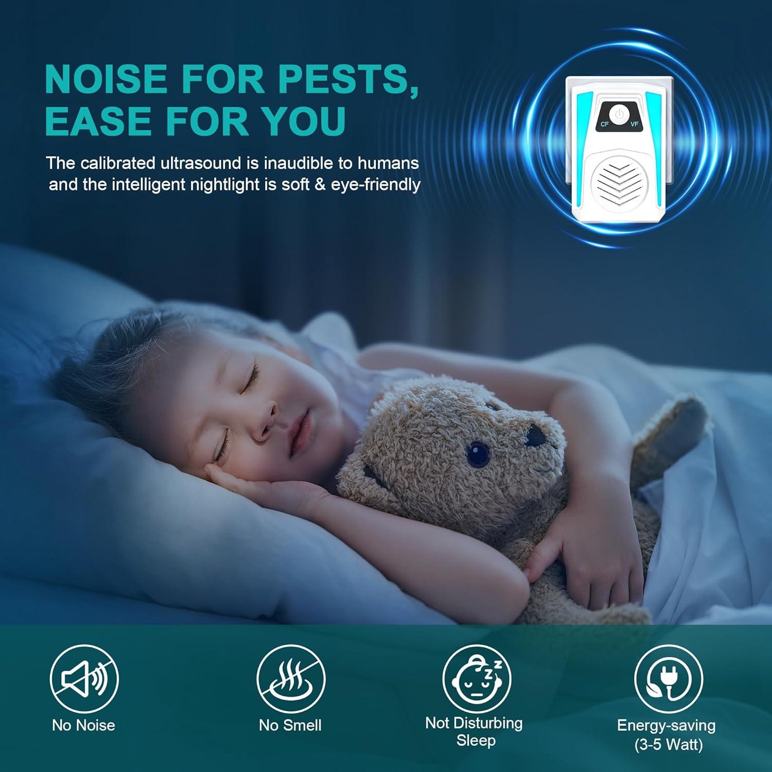 Repelente Electrónico de Insectos SUCGLES HK-336 6 Piezas