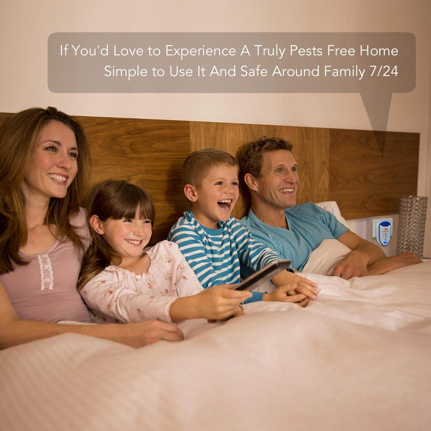 Repelente Ultrasónico de Plagas MaxMoxie - 2 Unidades