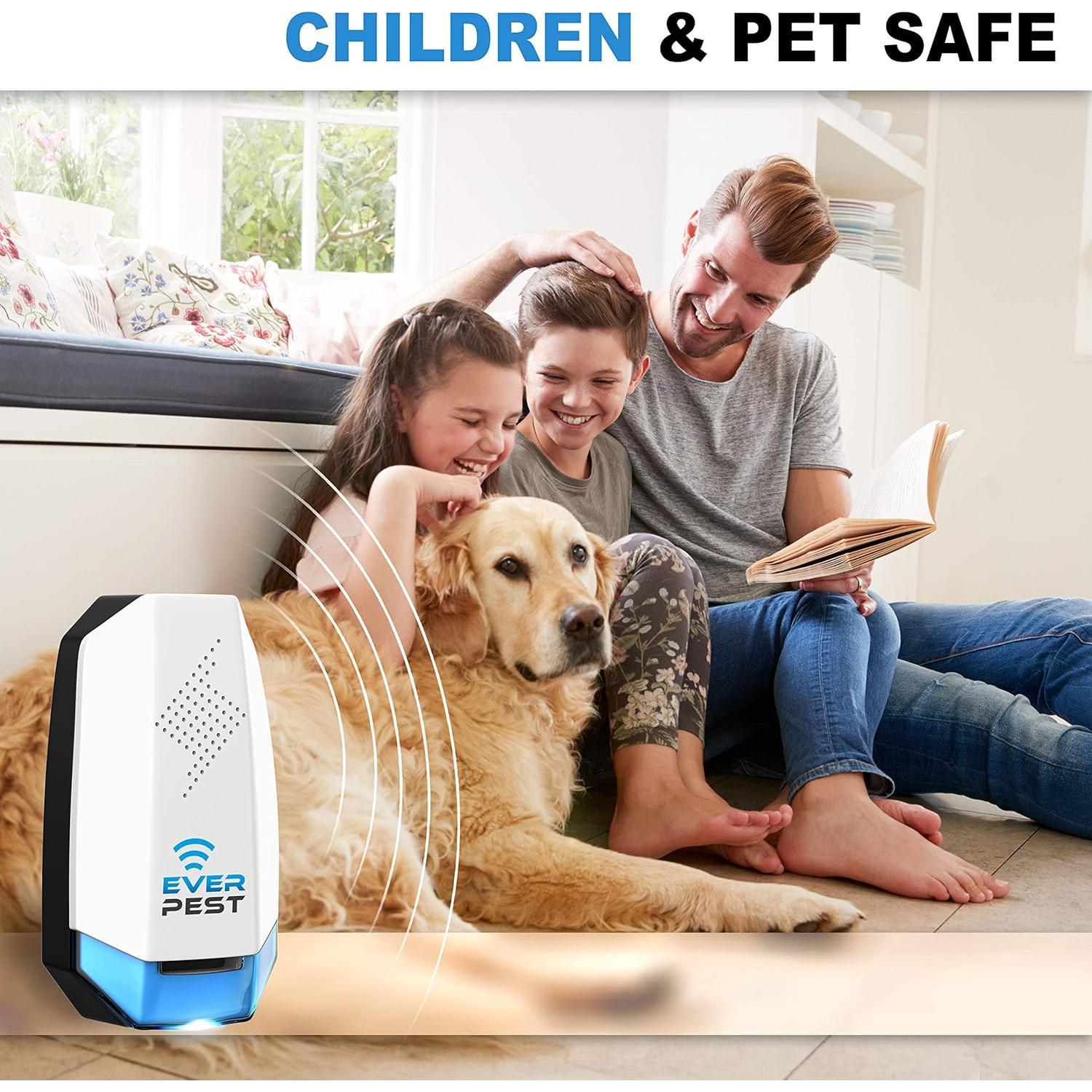 Repelente Ultrasónico de Plagas Ever - 2 Unidades - 55-74 m²