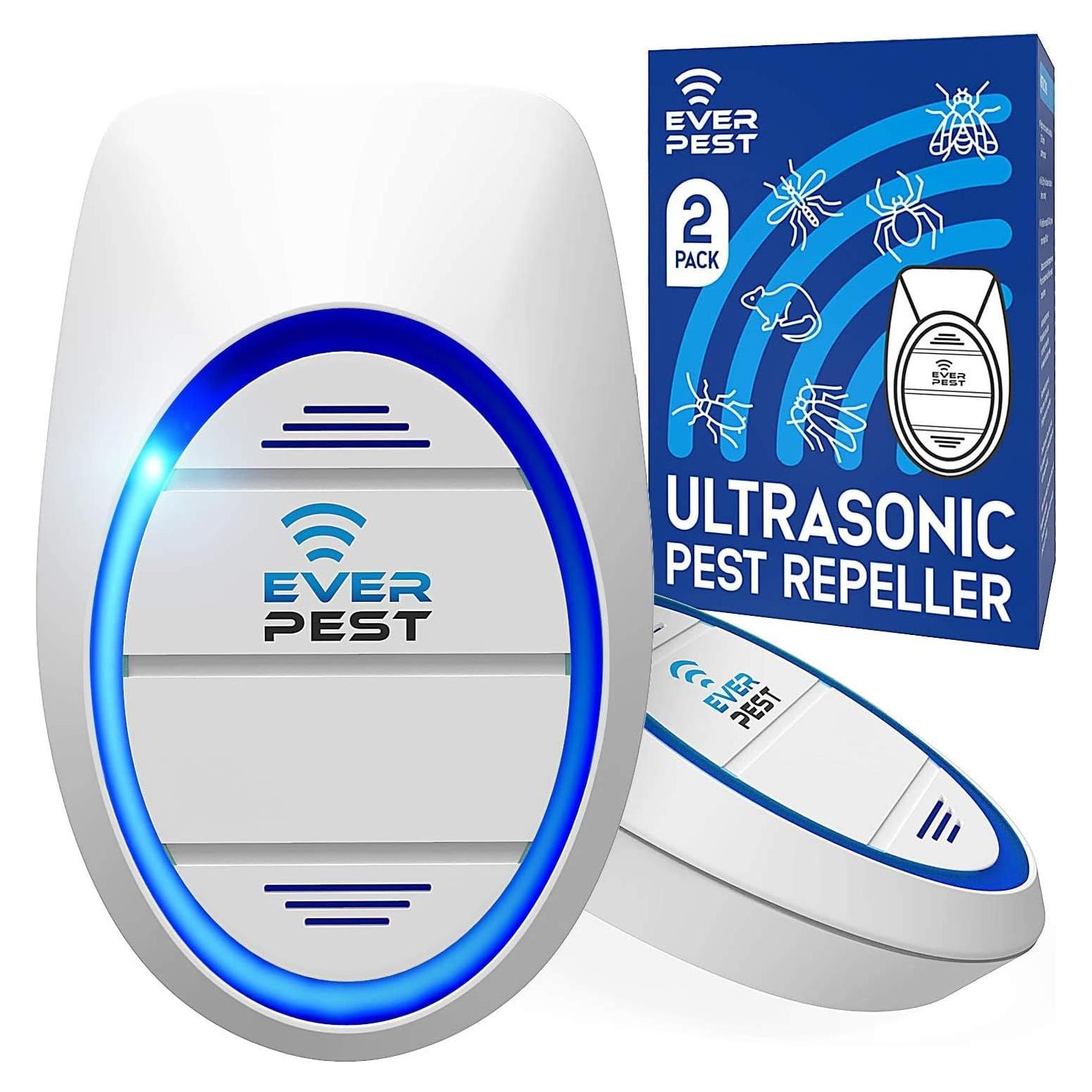Repelente Ultrasónico Enchufable Ever Pest - 2 Paquetes