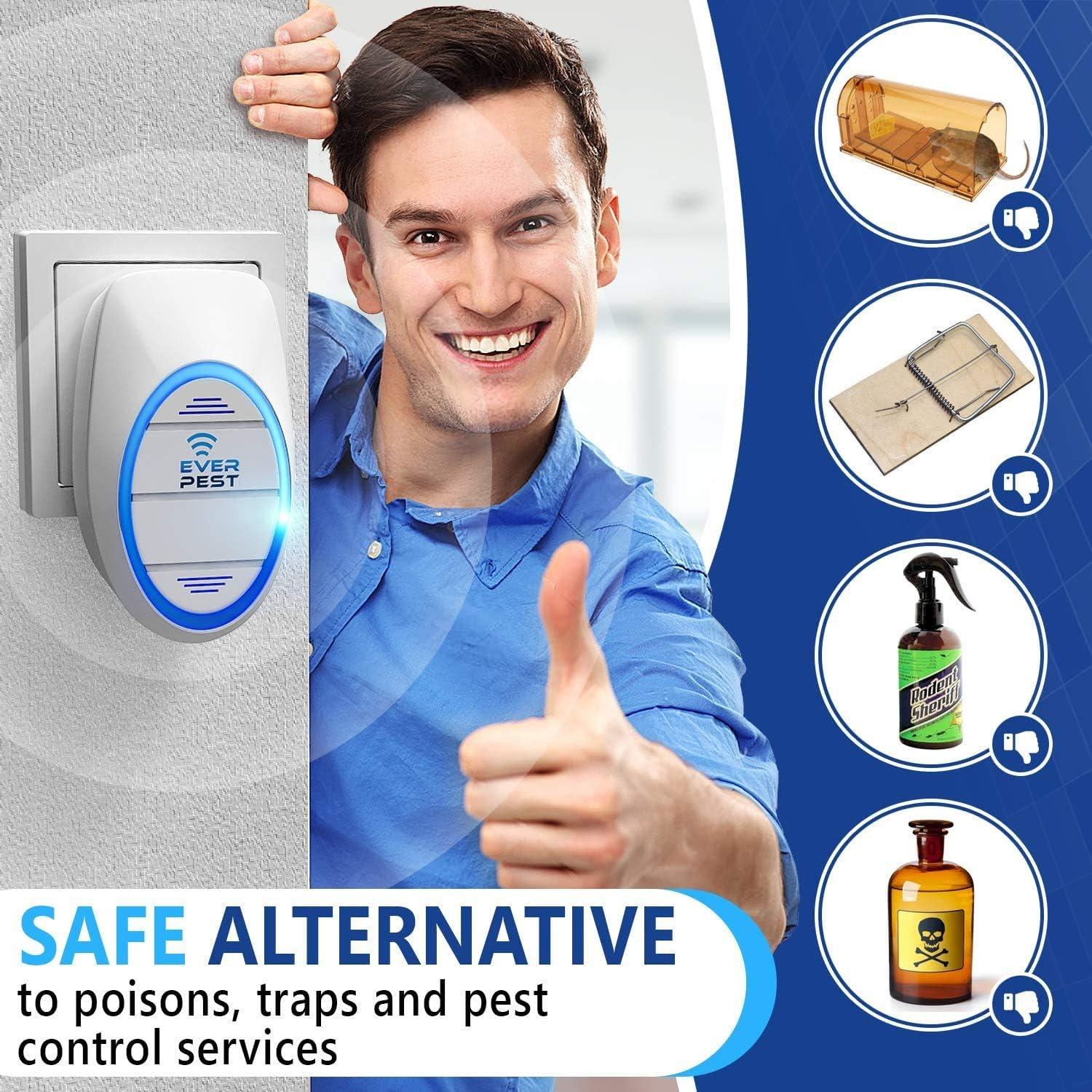 Repelente Ultrasónico Enchufable Ever Pest - 2 Paquetes