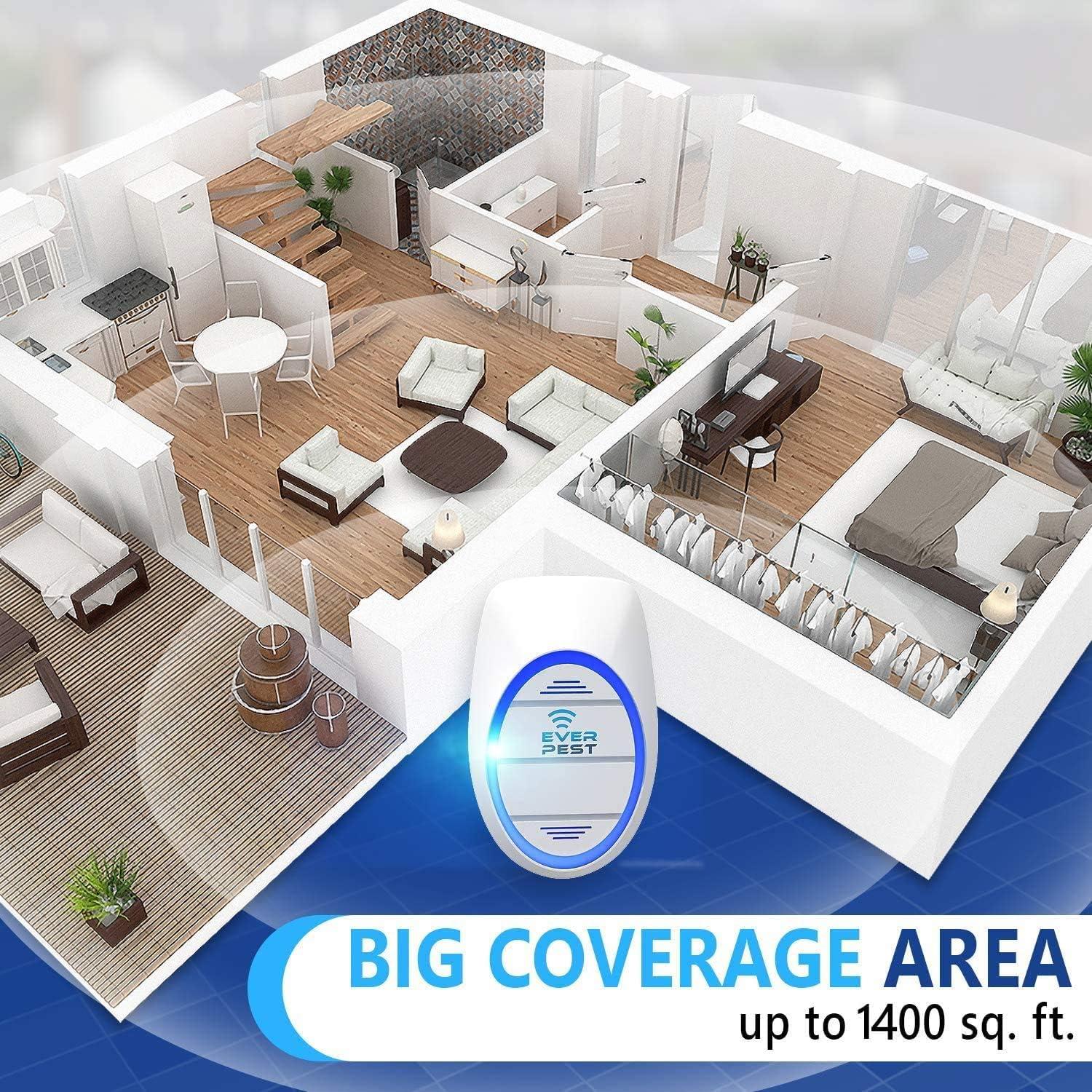 Repelente Ultrasónico Enchufable Ever Pest - 2 Paquetes