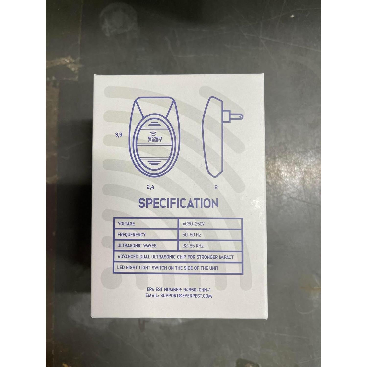 Repelente Ultrasónico Enchufable Ever Pest - 2 Paquetes
