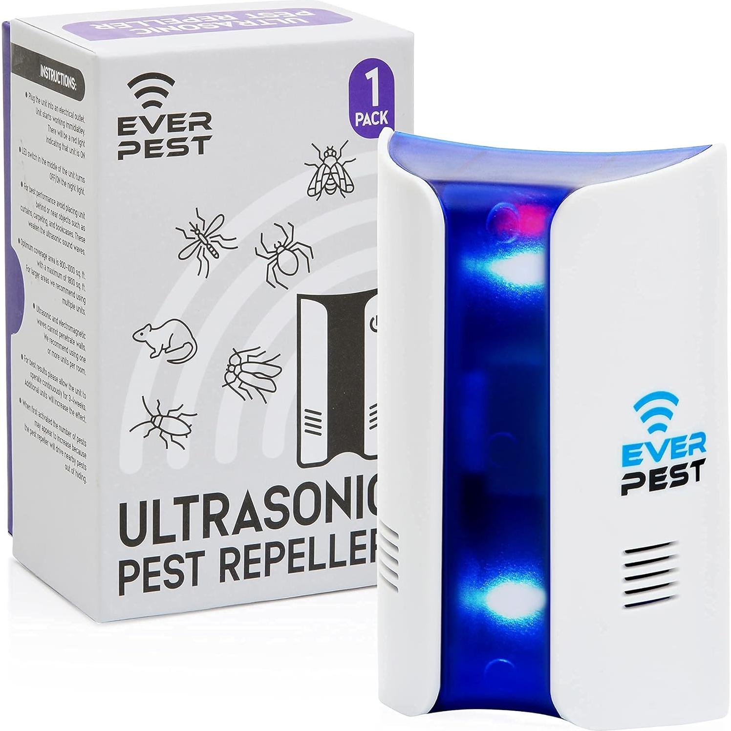 Repelente Ultrasónico Enchufable Ever Pest - Control de Plagas