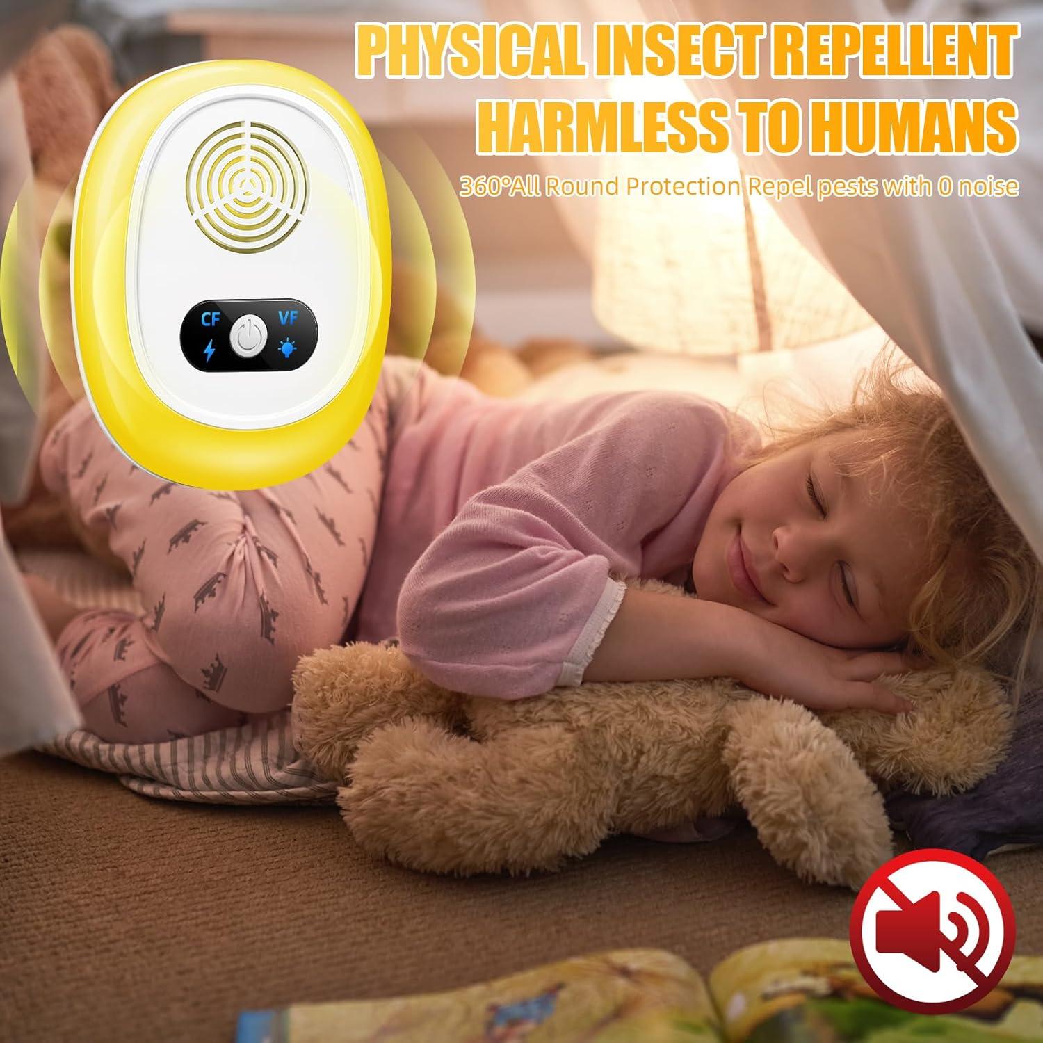 Repelente Ultrasónico ZLieatmp 6 Unidades para Plagas