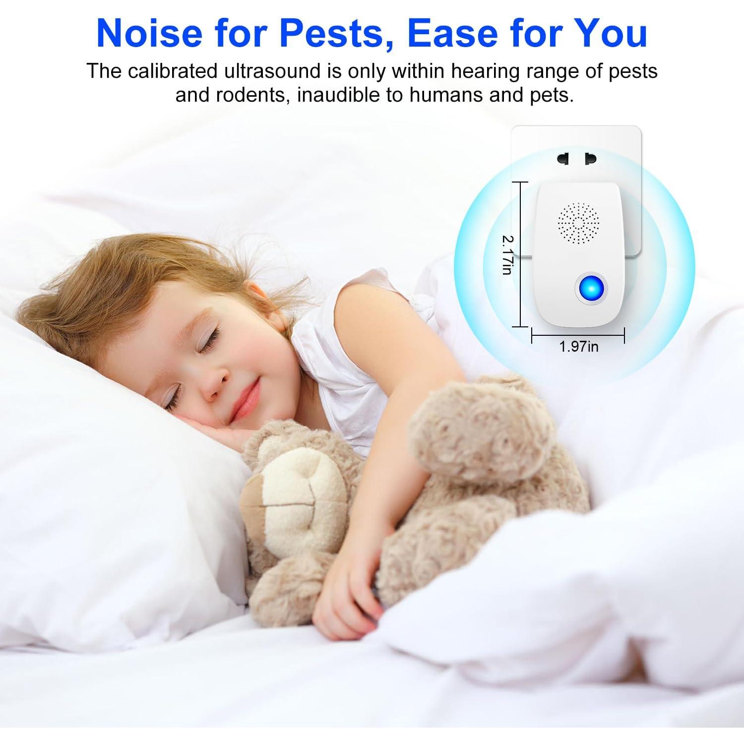 Repelente Ultrasónico Cavalry SLK10 8 Paquetes 148.64 m²