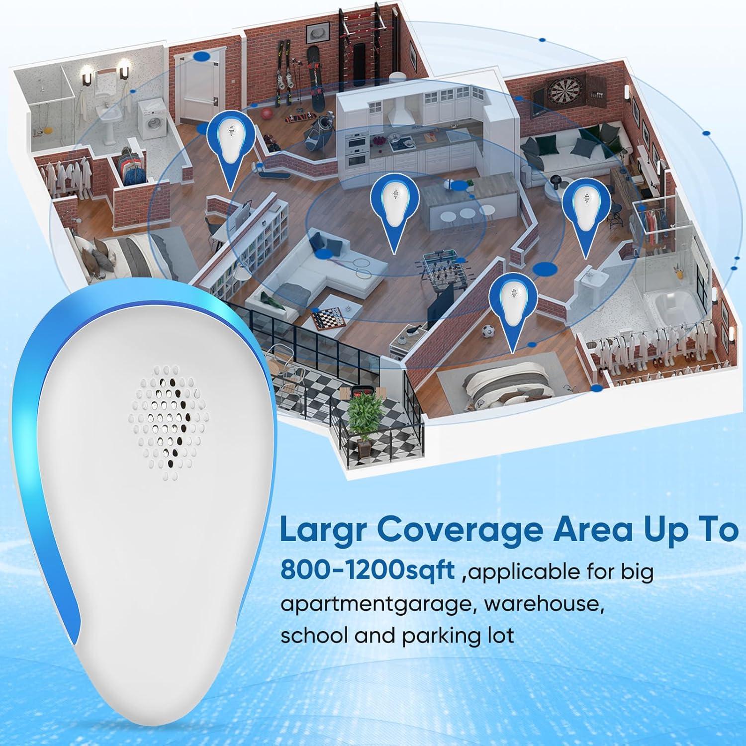 Trampas Ultrasónicas WAYSLA para Plagas - Paquete de 6