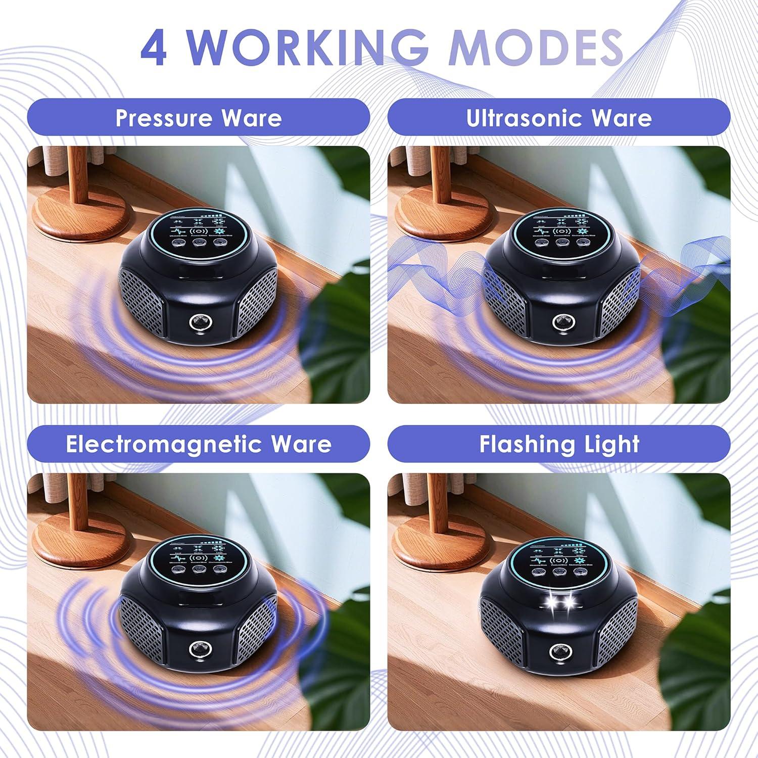 Repelente Ultrasónico de Ratones TOPAC UPR-219 - 360° LED