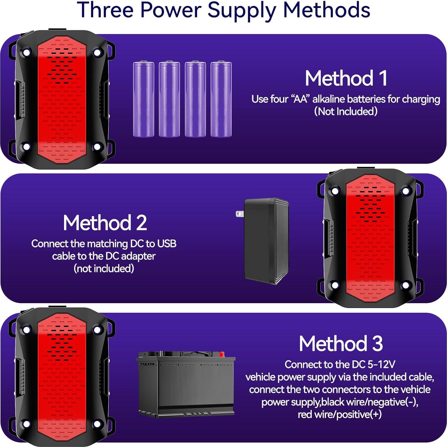 Repelente Ultrasónico de Roedores Buzzkick 3 en 1 - Negro/Rojo
