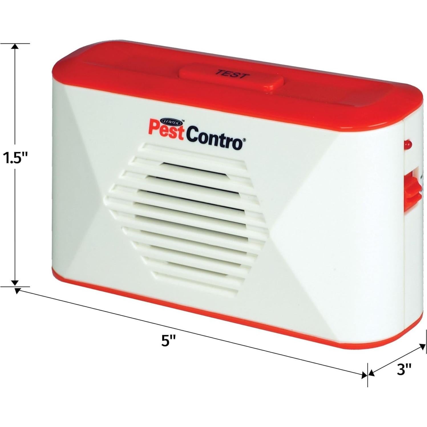 Repelente Ultrasonico de Roedores PestContro PR23, Portátil, Inalámbrico