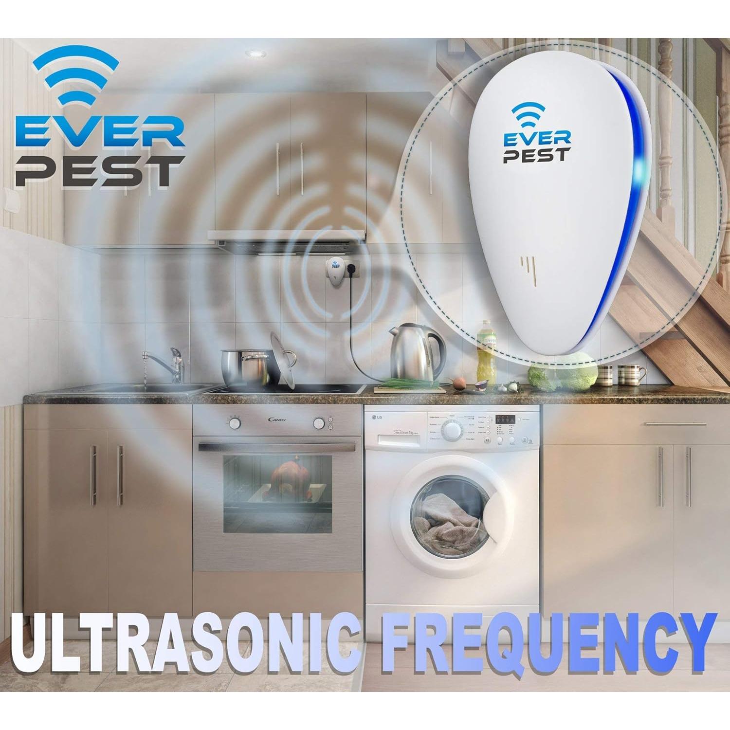 Repelente Ultrasónico de Plagas Ever - Ecológico - Paquete de 2