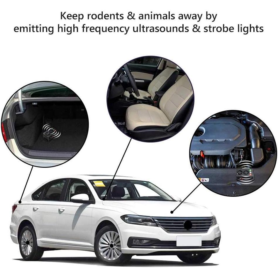 Repelente Ultrasónico de Roedores Angveirt a Batería