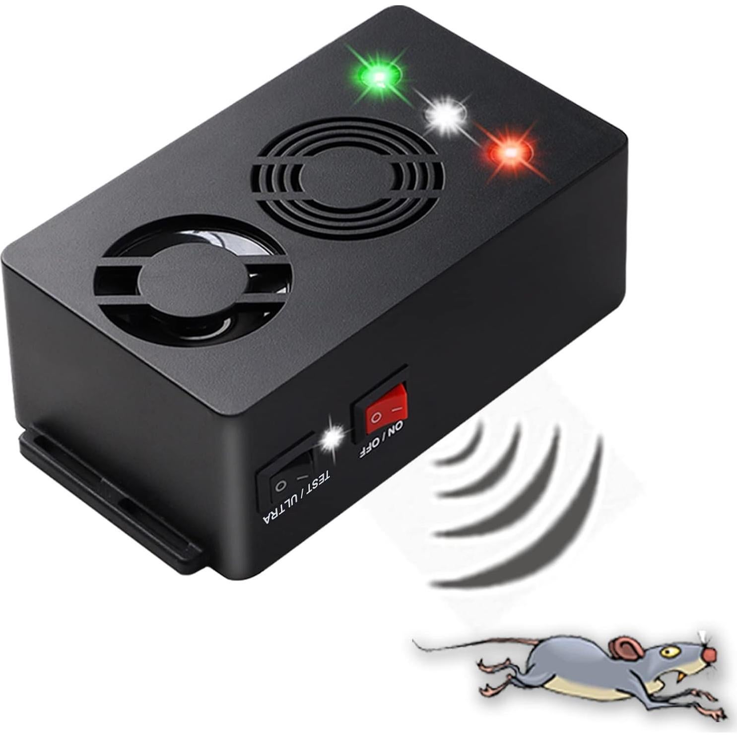 Repelente Ultrasónico de Roedores Angveirt a Batería