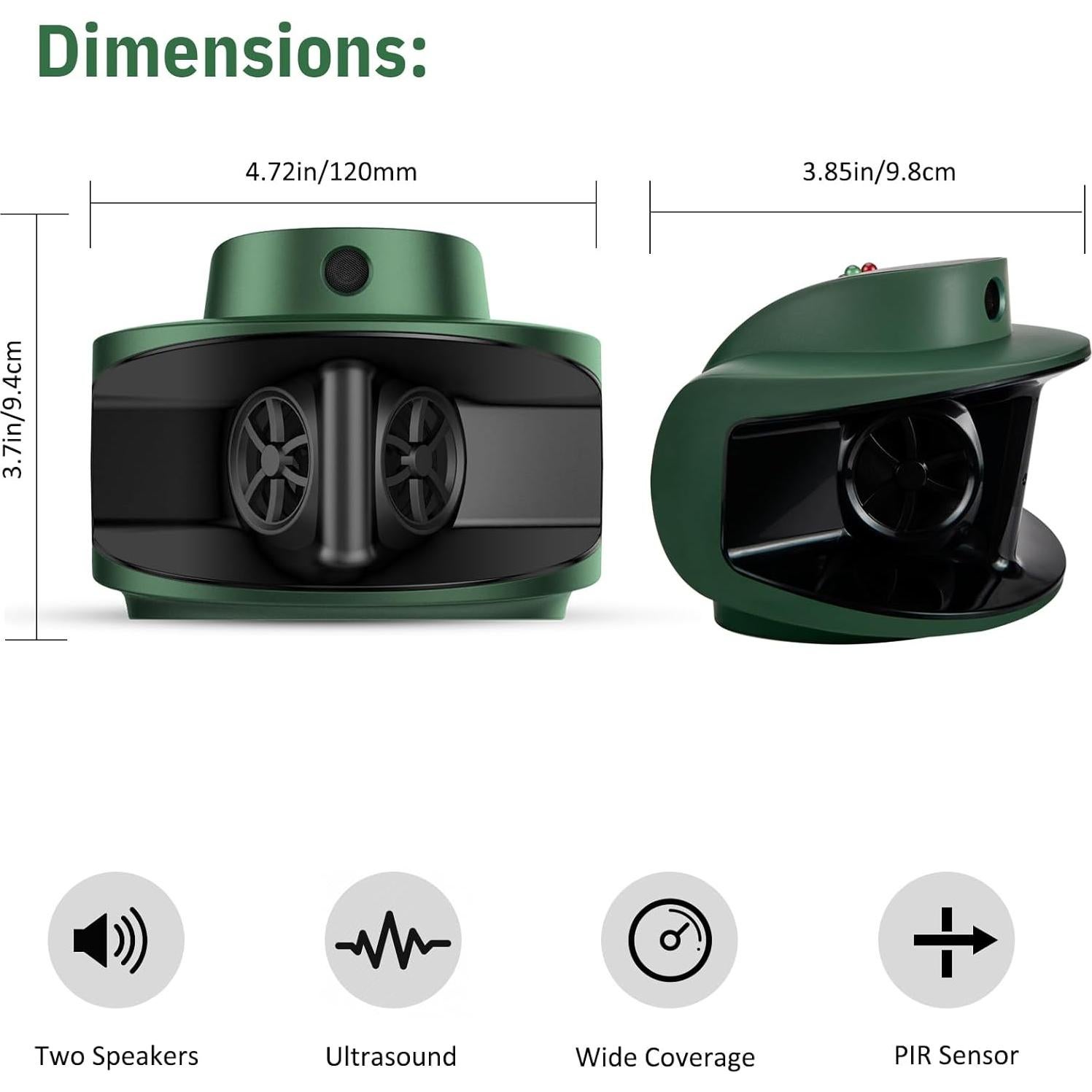 Repelente Ultrasónico de Ratones - Control de Plagas Ecológico