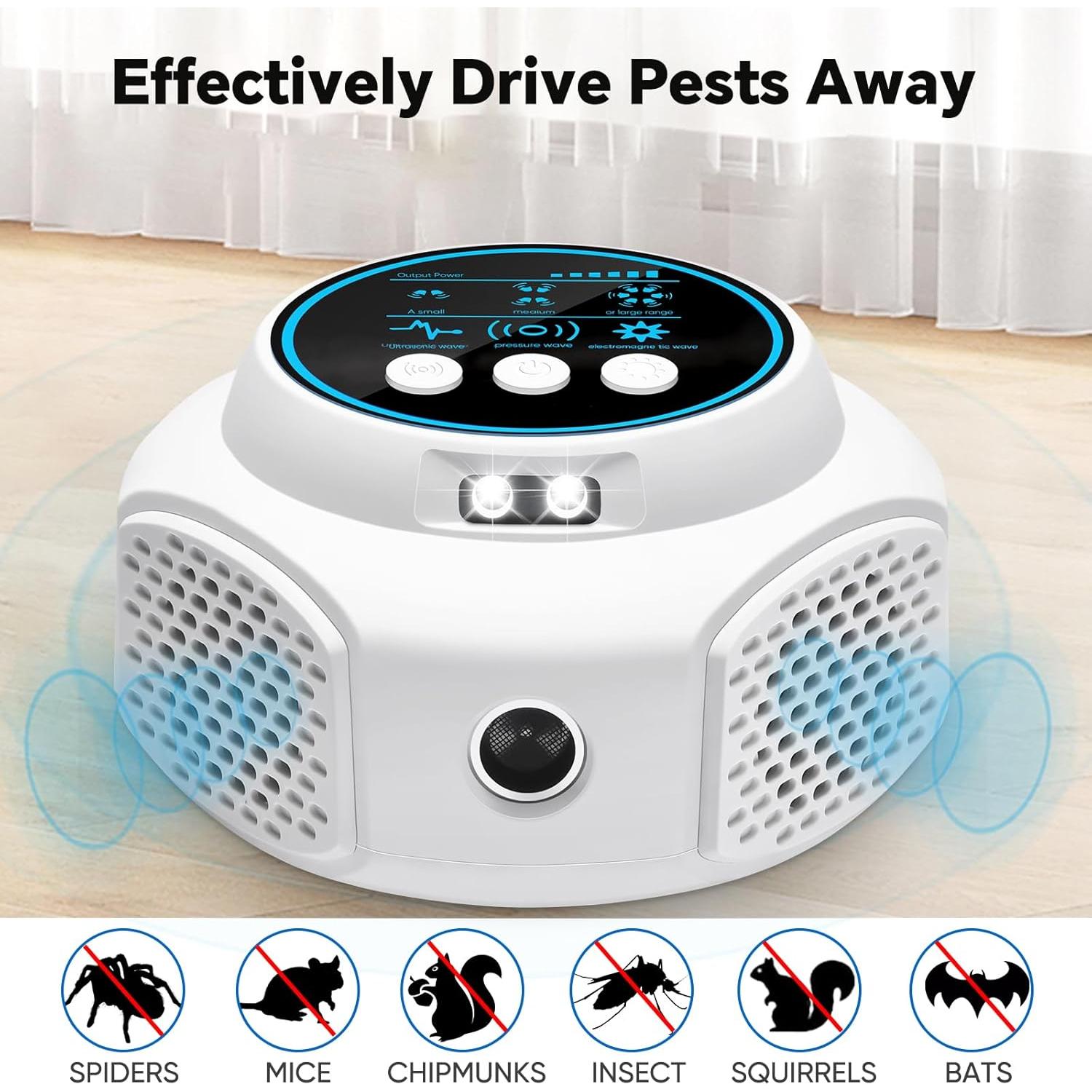 Repelente Ultrasonido de Plagas Tihilgam 219B01 119m²