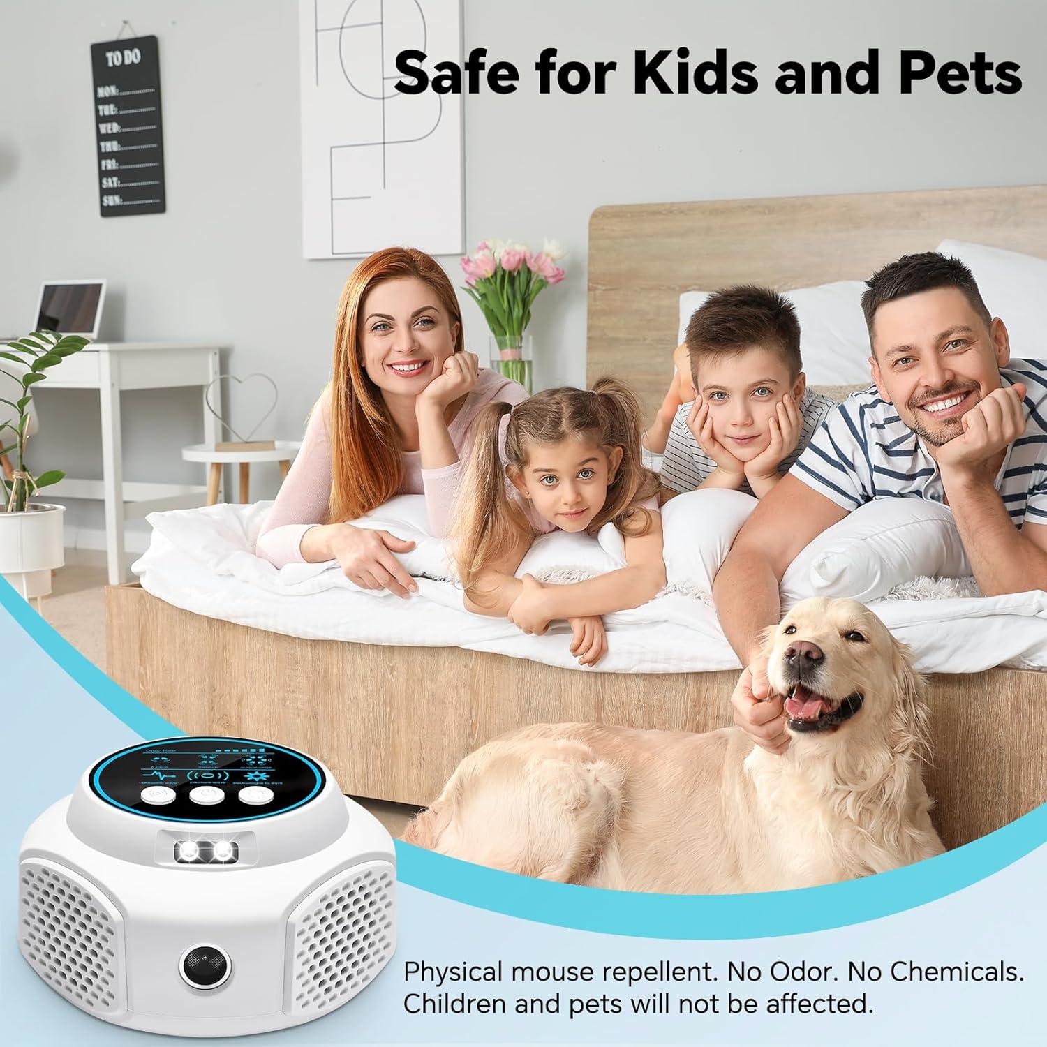 Repelente Ultrasonido de Plagas Tihilgam 219B01 119m²