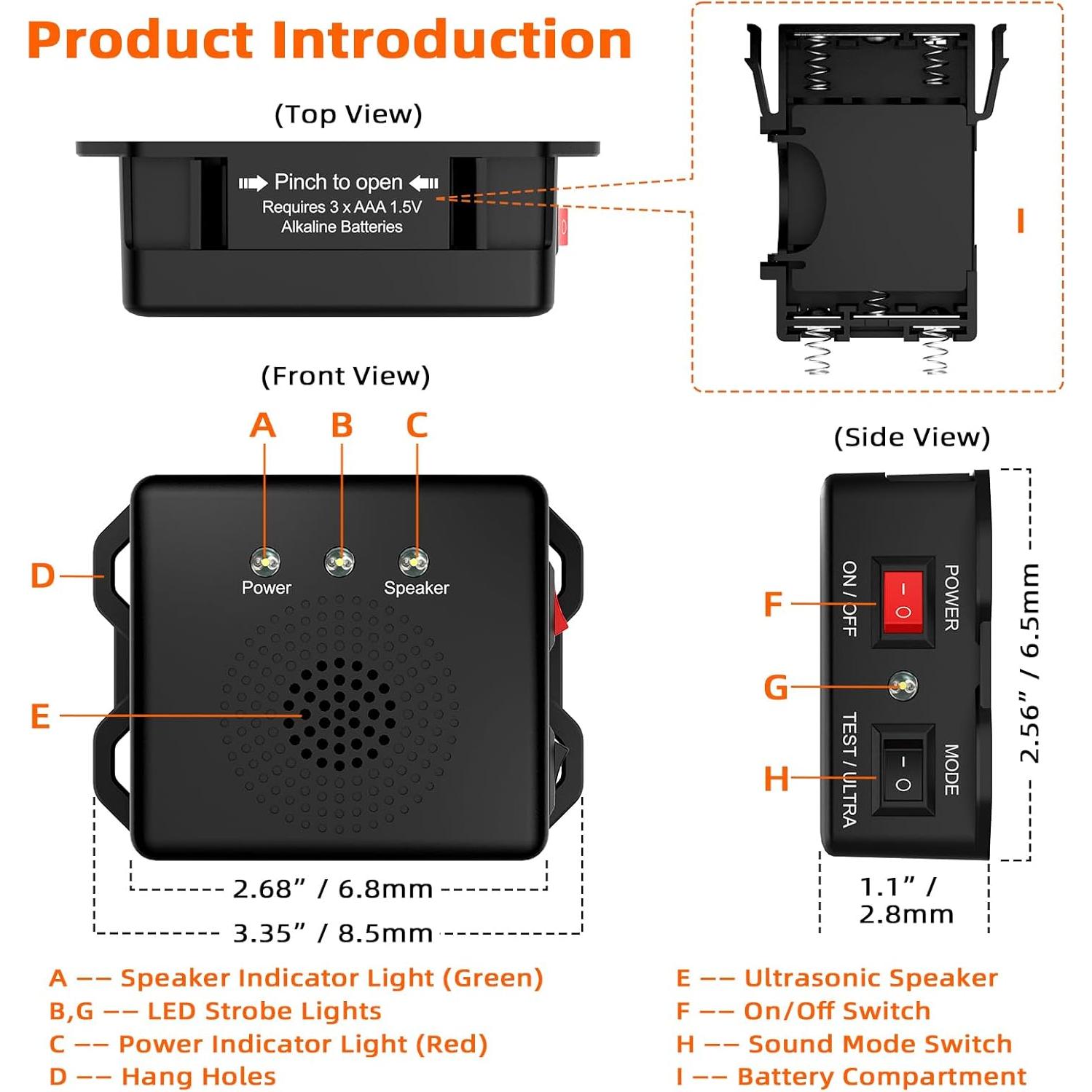 Repelente de Roedores SIREN-ITE para Motores de Automóviles