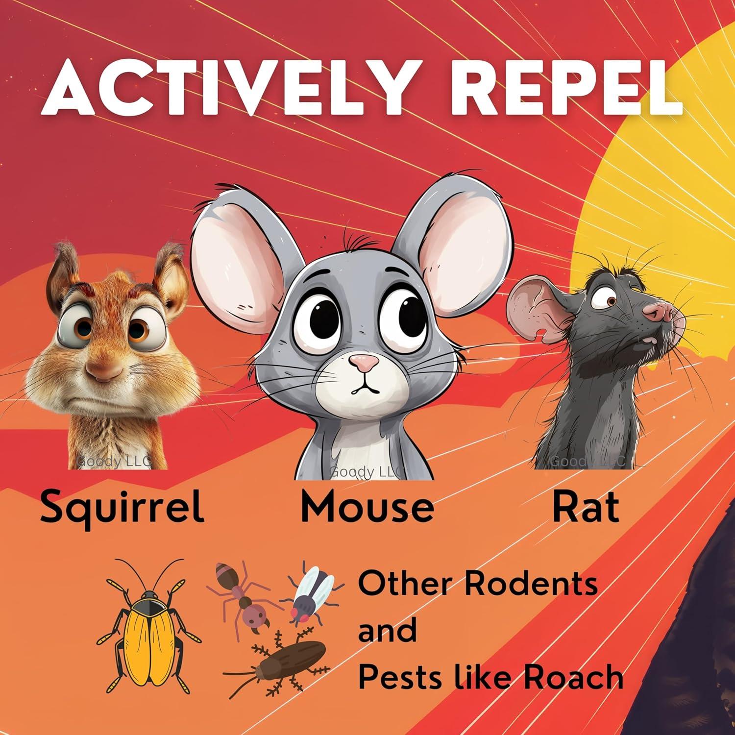 Repelente Ultrasonico de Ratones SAINTLAND SD-066 5 Ondas