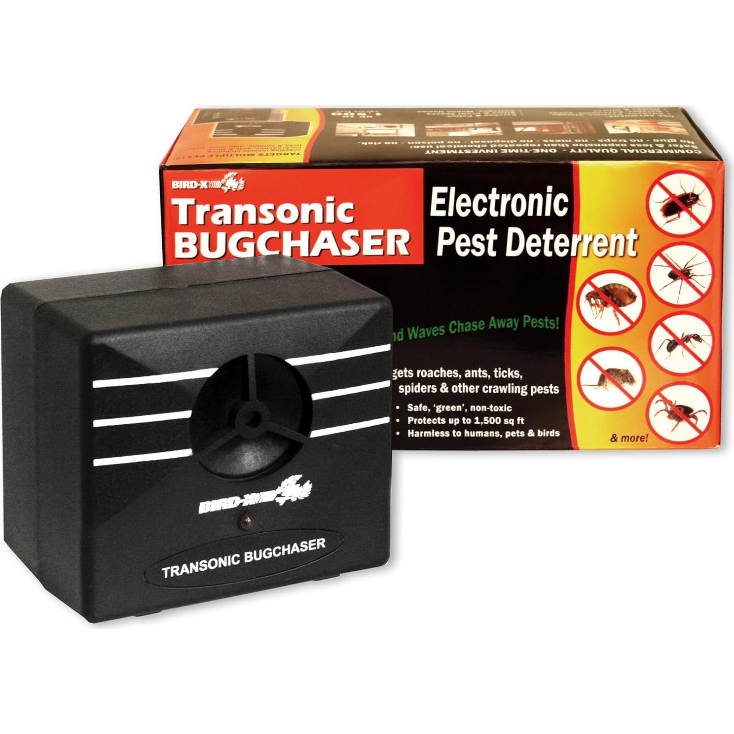 Dispositivo Ahuyentador Ultrasonido Bird-X TX-BUG para Insectos