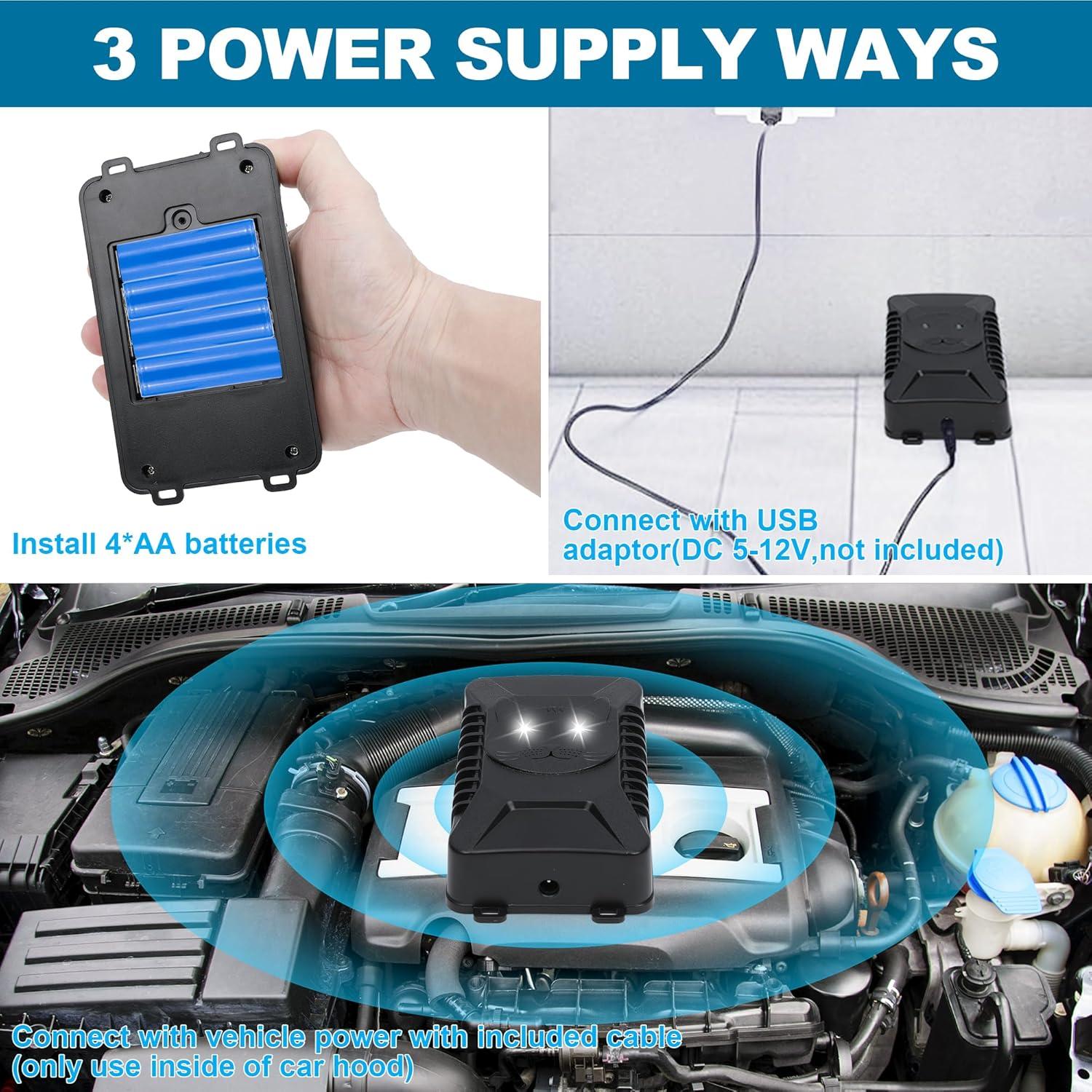 Paquete de 2 Repelentes Ultrasonido Motrapso para Roedores